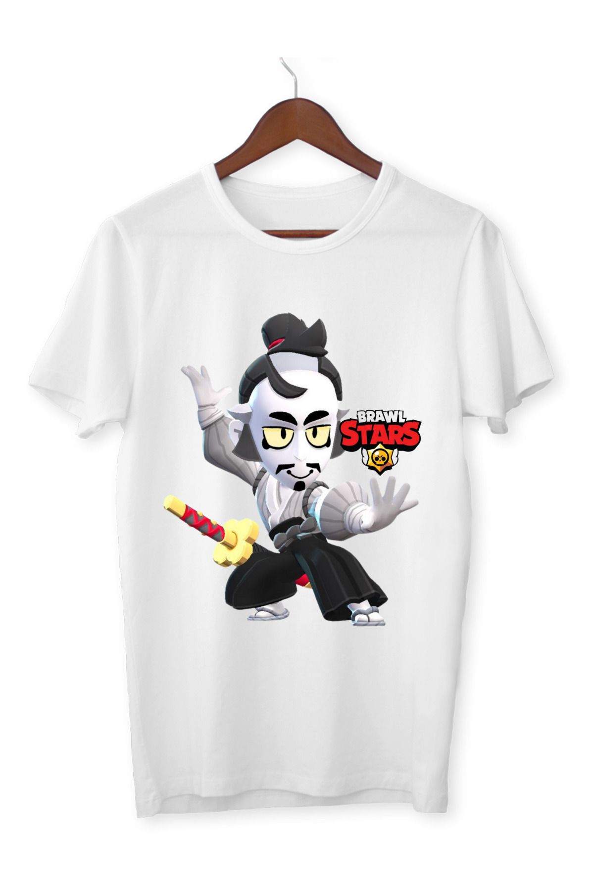 ALPŞAN TİCARET Brawl Stars Gray Çocuk Yetişkin Beyaz T-shirt Brawl Stars Gray Unisex Çocuk Tişört