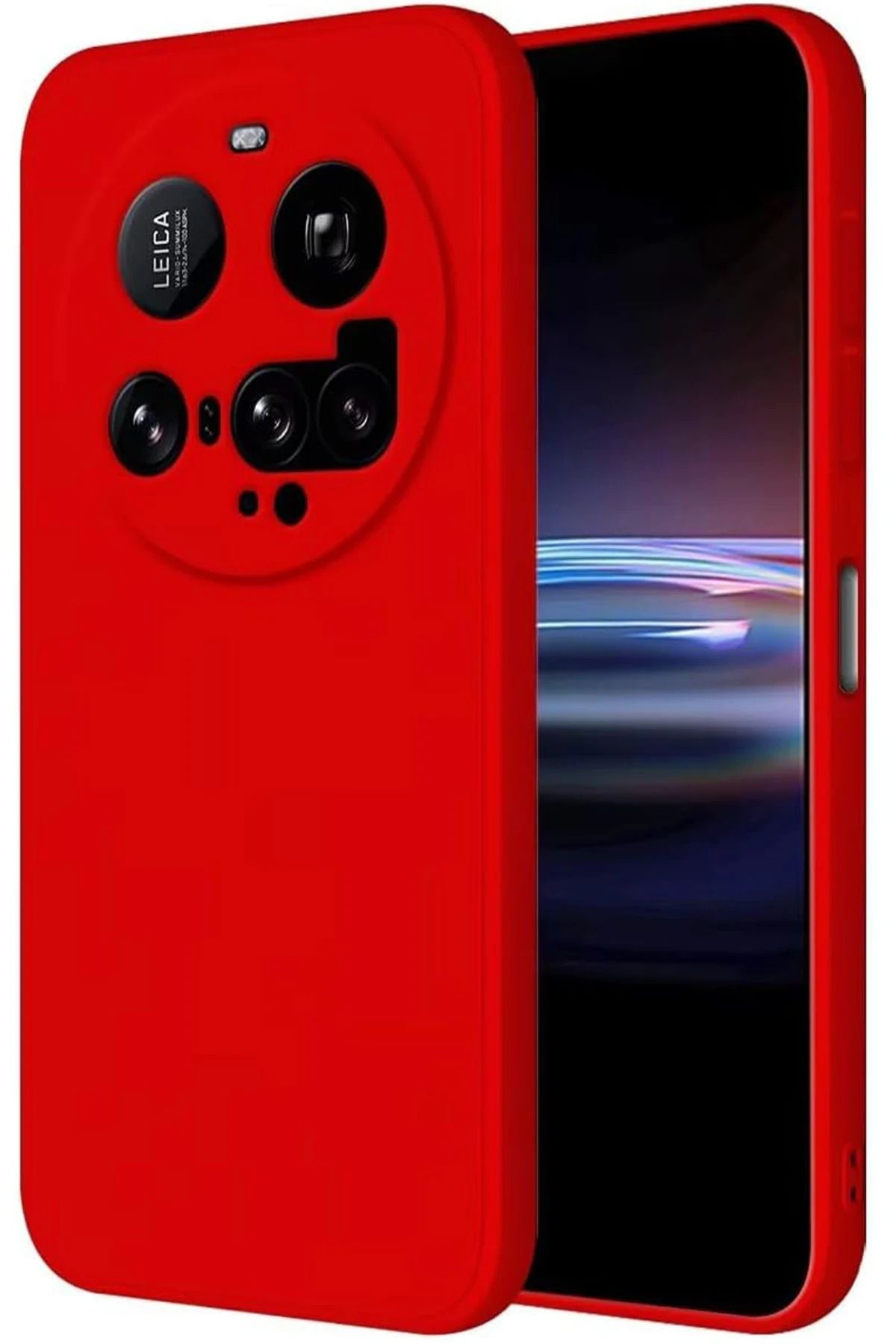CepteToptan Xiaomi Mi 15 Ultra Kılıf Nano içi Kadife Silikon - Kırmızı
