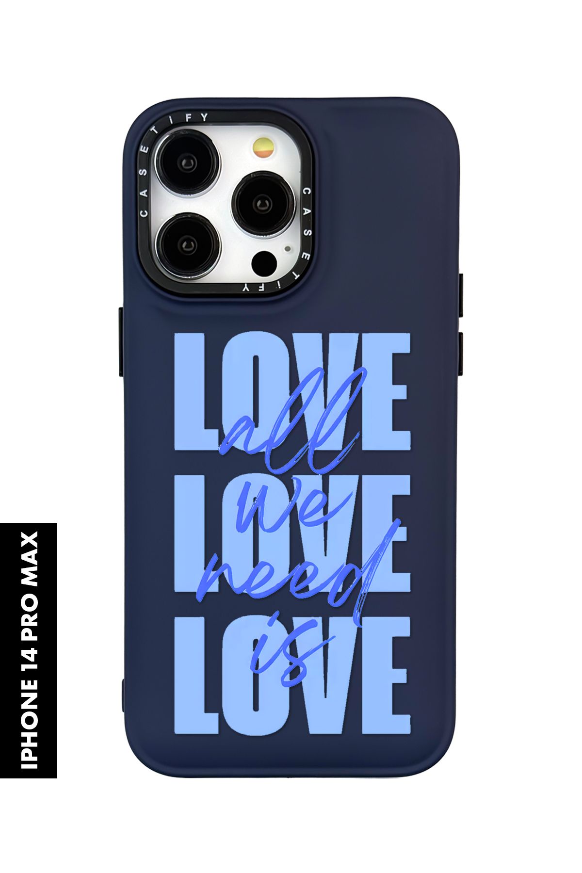 mooodcase iPhone 14 Pro Max Uyumlu Need is Love Desenli Silikonlu Pillow Kılıf