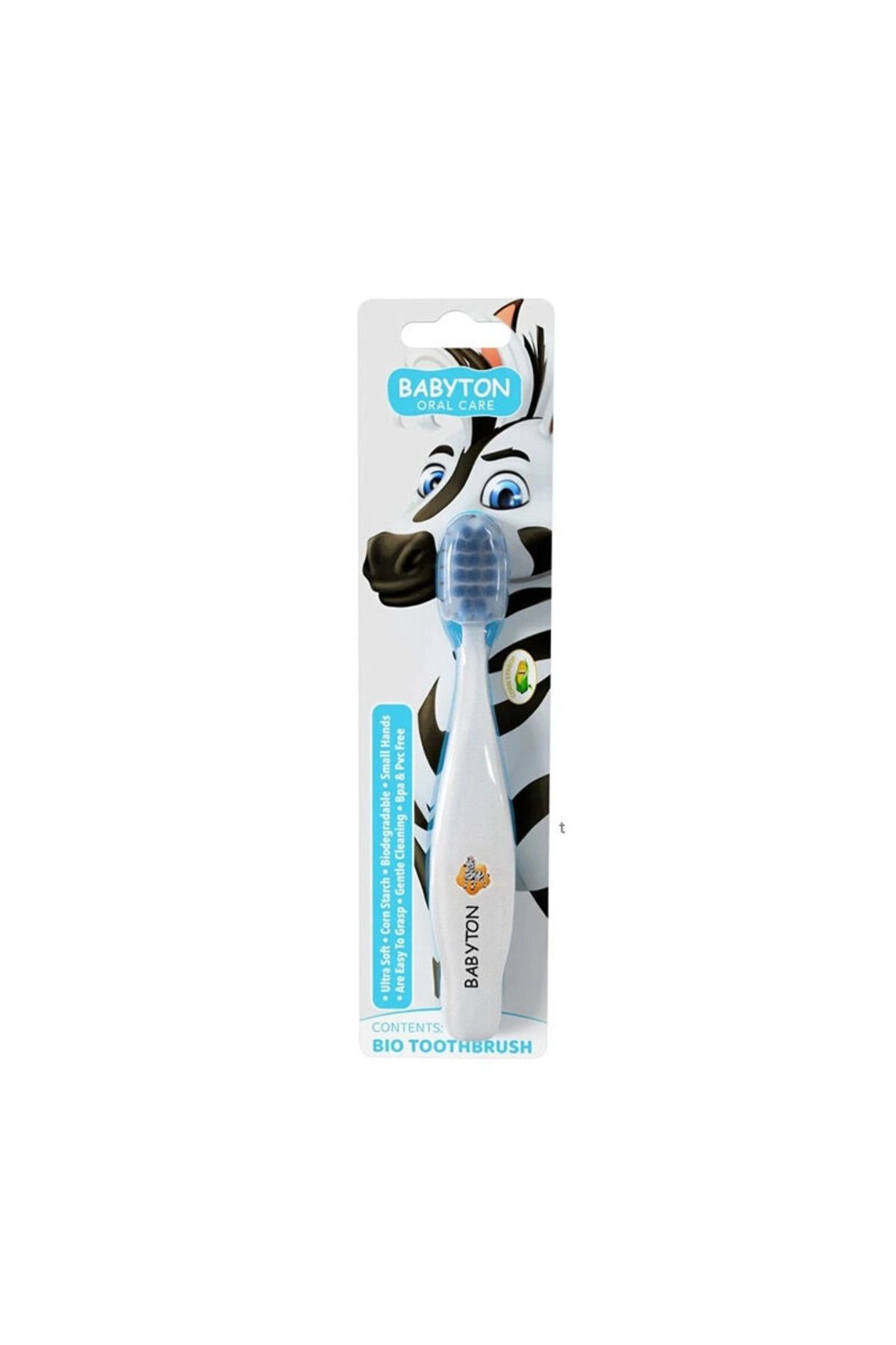 TYYLİ Babyton Bio Ultra Yumuşak Çocuk Diş Fırçası Zebra