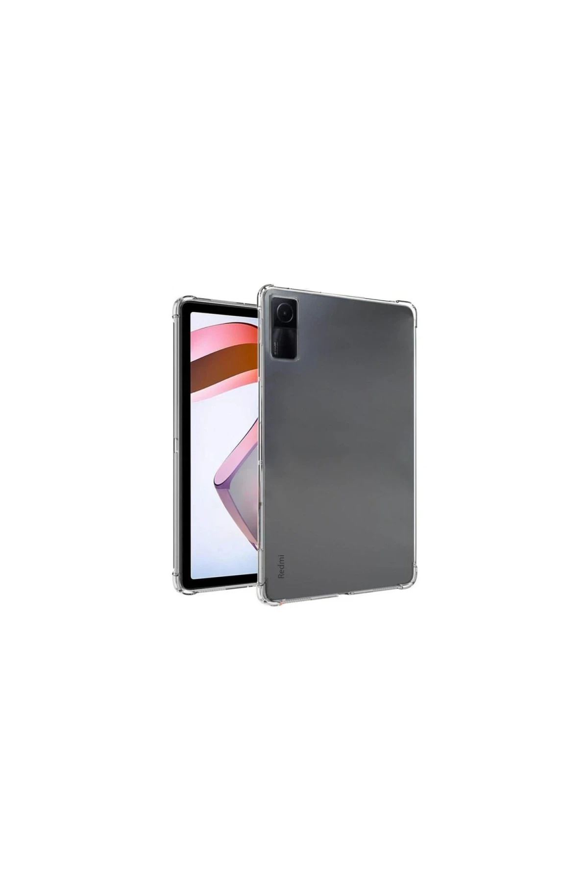 Toptan Bulurum Xiaomi Redmi Pad SE 4G Kılıf Anti Şeffaf Tablet Silikon - Şeffaf