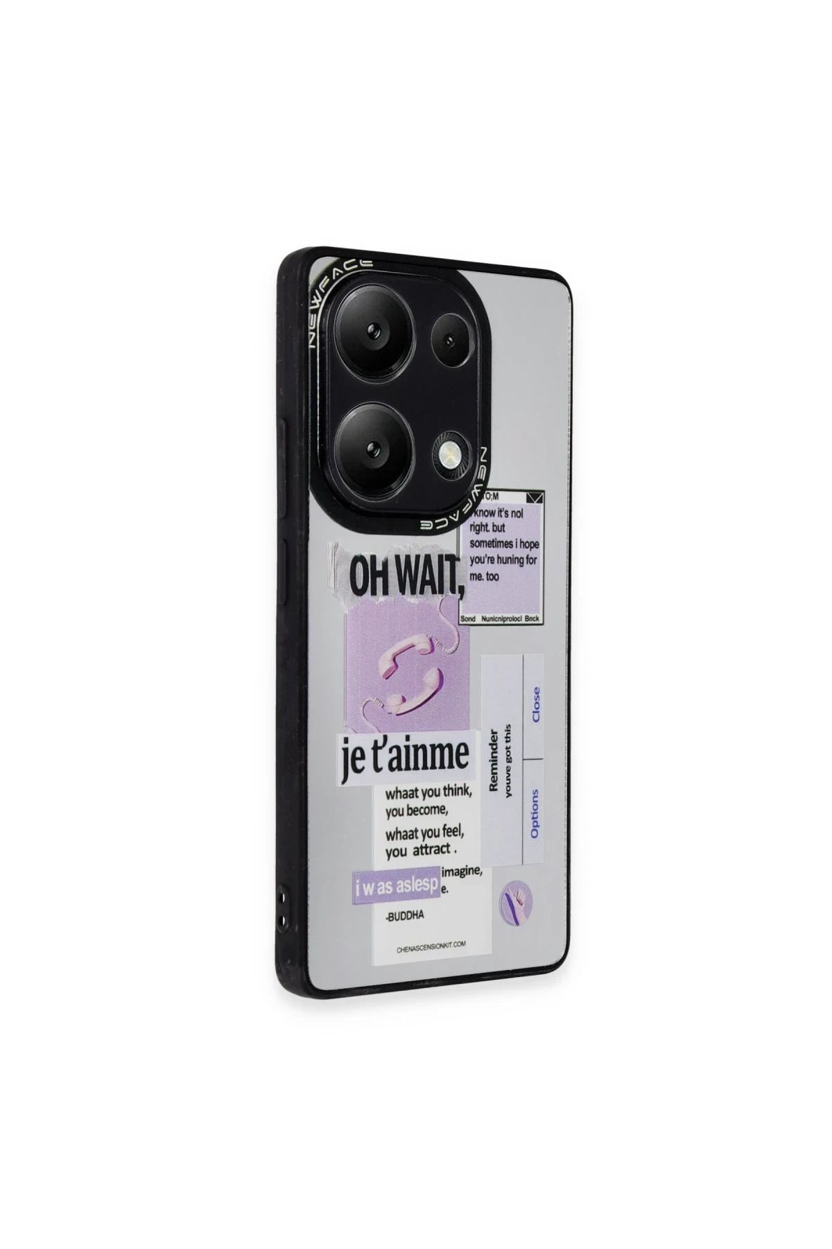 Toptan Bulurum Xiaomi Redmi Note 13 Pro 5G Kılıf Mirror Desenli Kapak - Mirror - 4