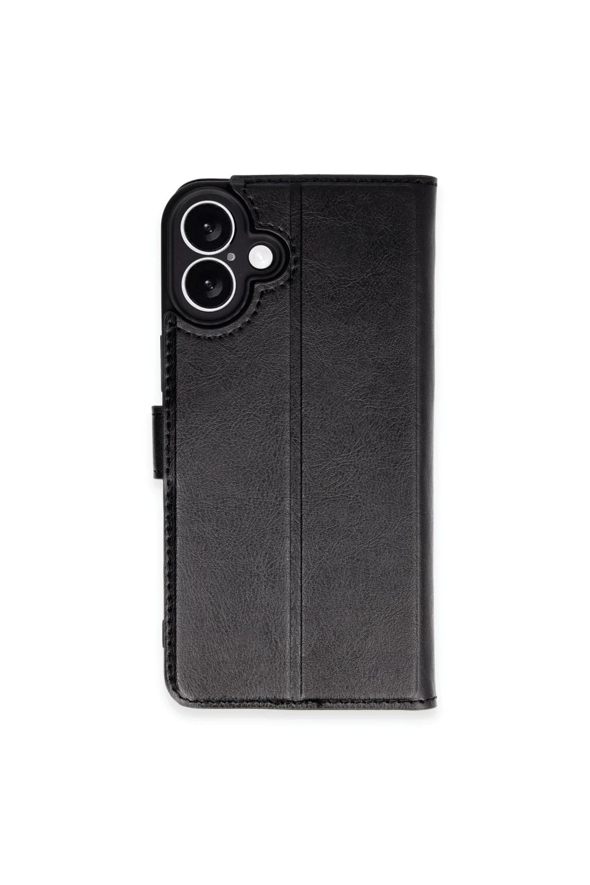 Toptan Bulurum iPhone 16 Plus Kılıf Trend S Plus Kapaklı Kılıf - Siyah