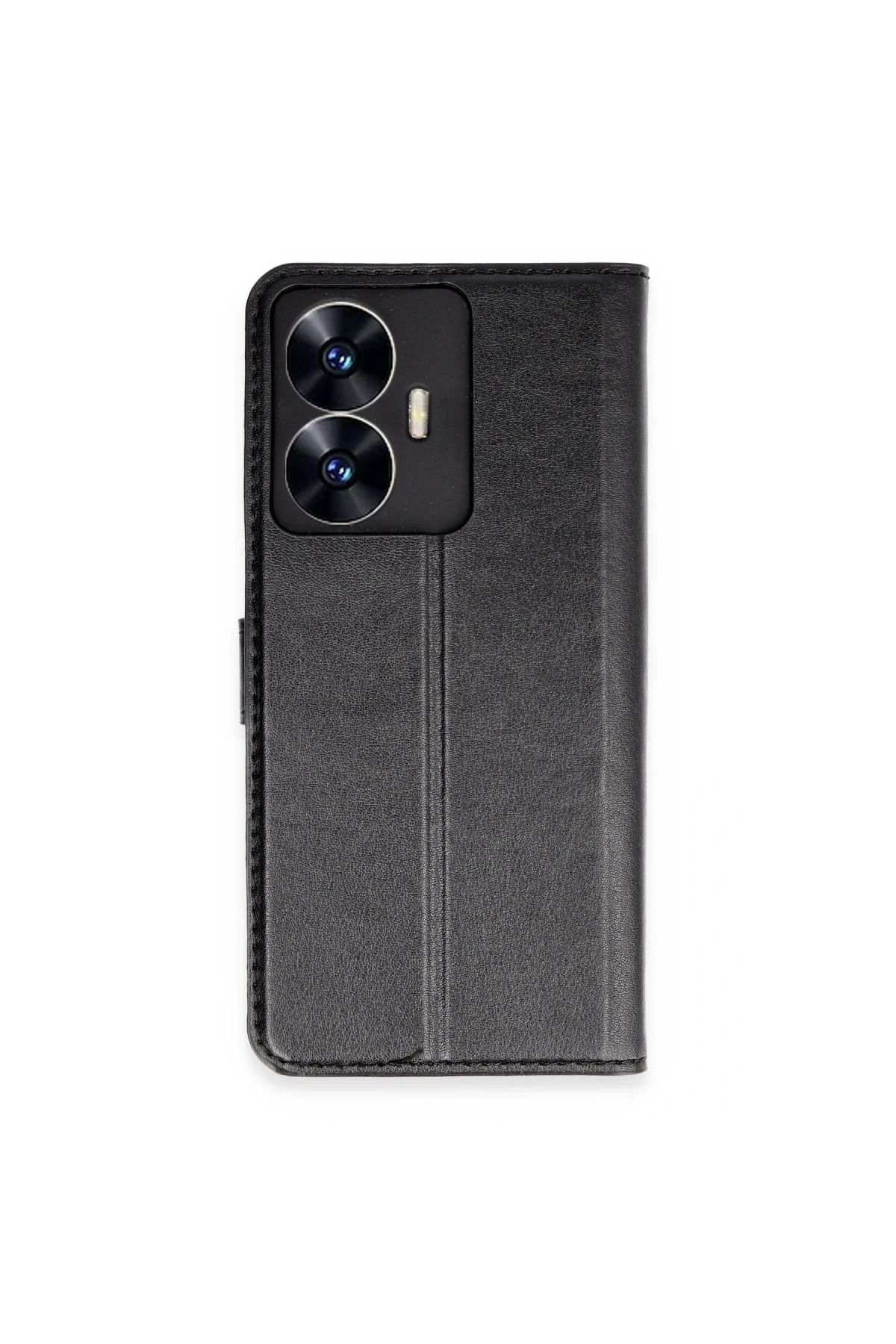Toptan Bulurum Realme C55 Kılıf Trend S Plus Kapaklı Kılıf - Siyah