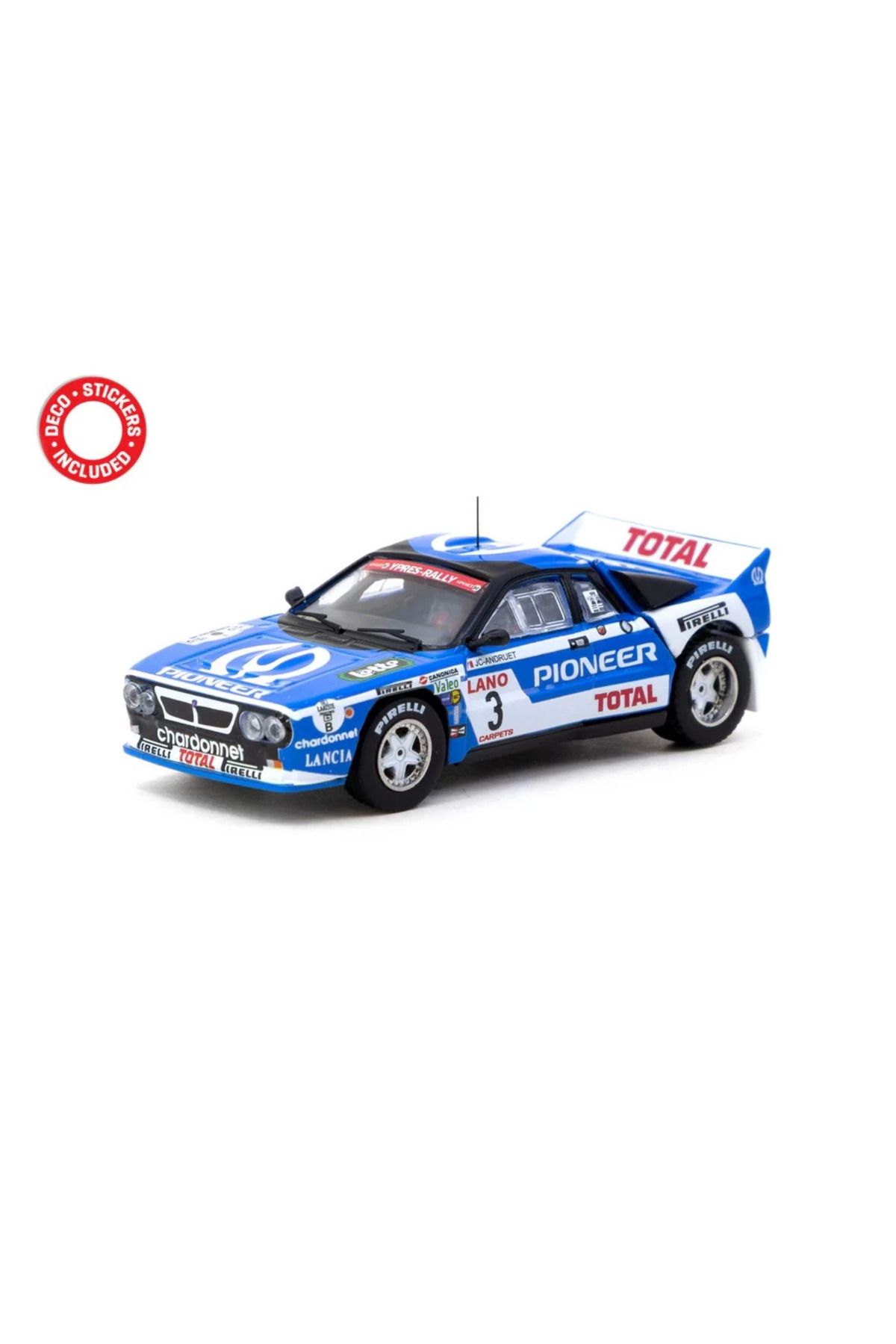 TOYFEST Tarmac Works 1/64 Lancia 037 Rally Ypres 24 Hours Rally 1983 #3