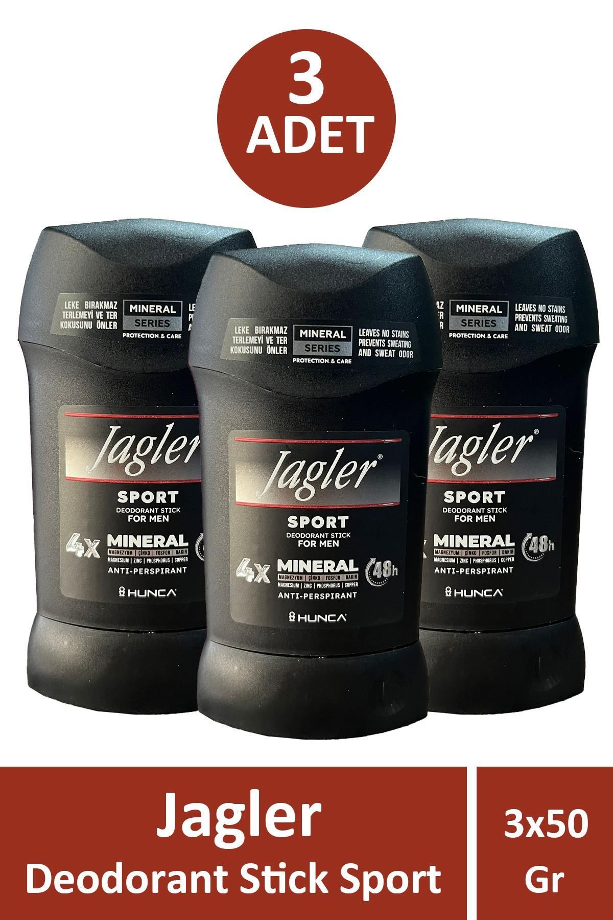 Seddar Collection Jagler Sport Deodrant Stick For Men 50 gr 3 Adet