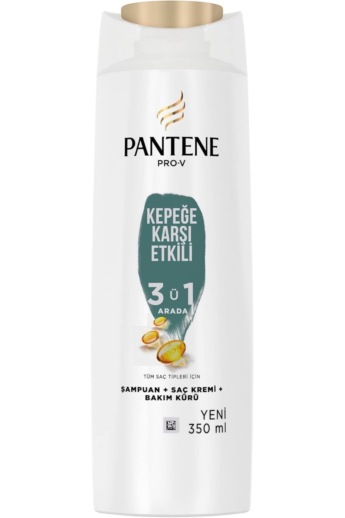 Pantene Kepeğe Karşı Etkili 3'ü 1 Arada Şampuan 350 ml
