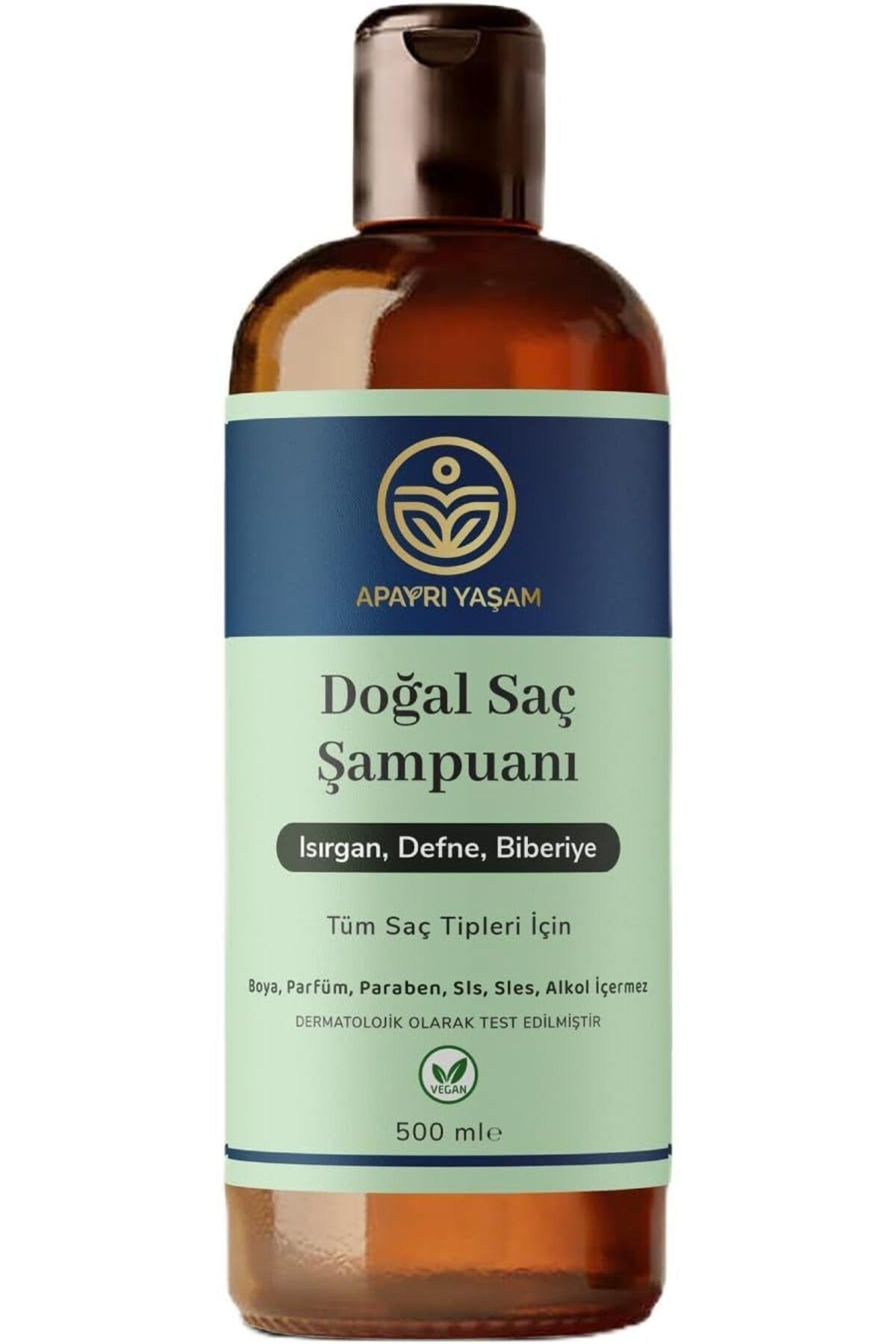 ApAyrı Yaşam Zeytinyağı Defne Yağı Bal Özlü Tüm Saç Tipleri İçin Doğal Saç Kremi 500 ML