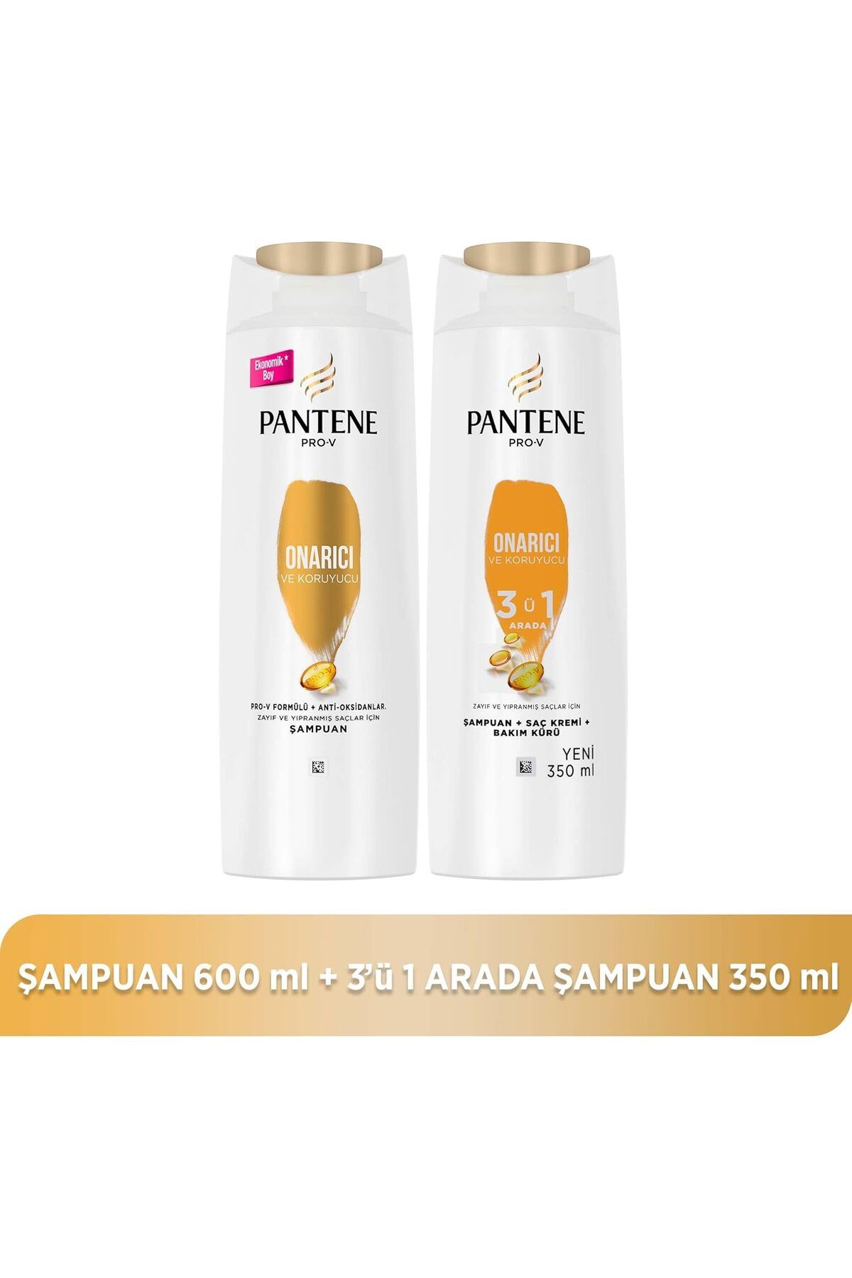 Pantene-Pro-V Repairing and Protective 600 ml Shampoo and 350 ml 3 in 1 Shampoo 2
