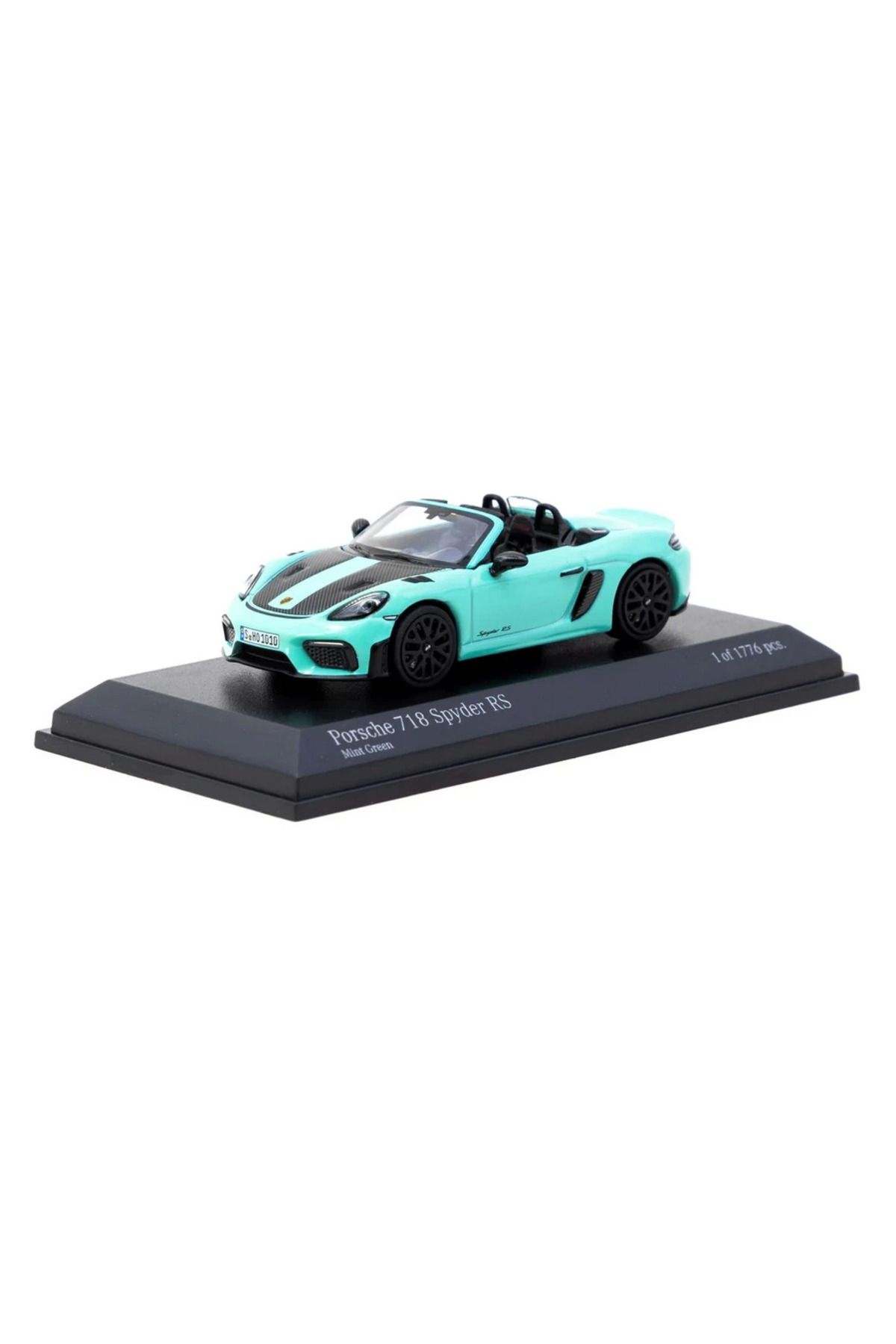 TOYFEST Tarmac Works x Minichamps 1/64 Porsche 718 Spyder RS Mint Green