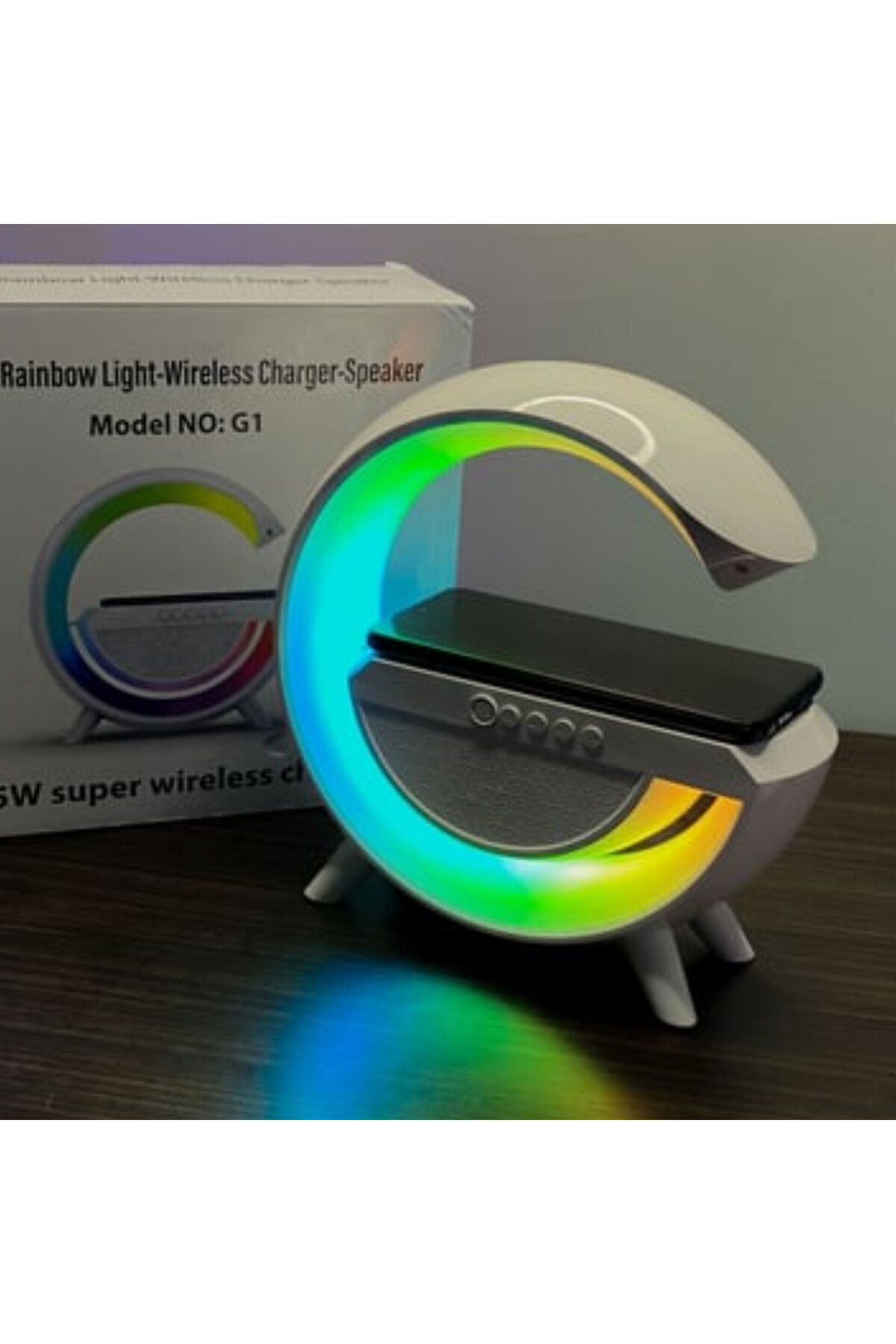 abnturk Bluetooth ve Kablosuz Şarj Özellikli Hoparlör