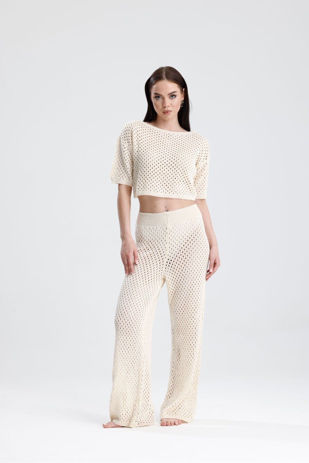 Aphrodite Bodrum Triko Pantolon Takım