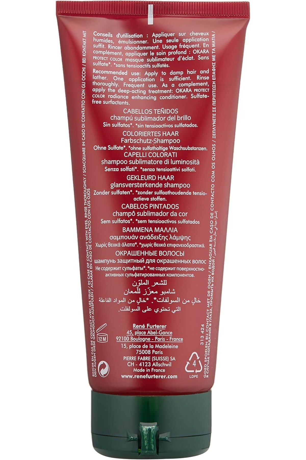 Rene Furterer-Okara Shampoo 200 ml Balancing Shampoo 1 Pack (1 X 200 ml) 4