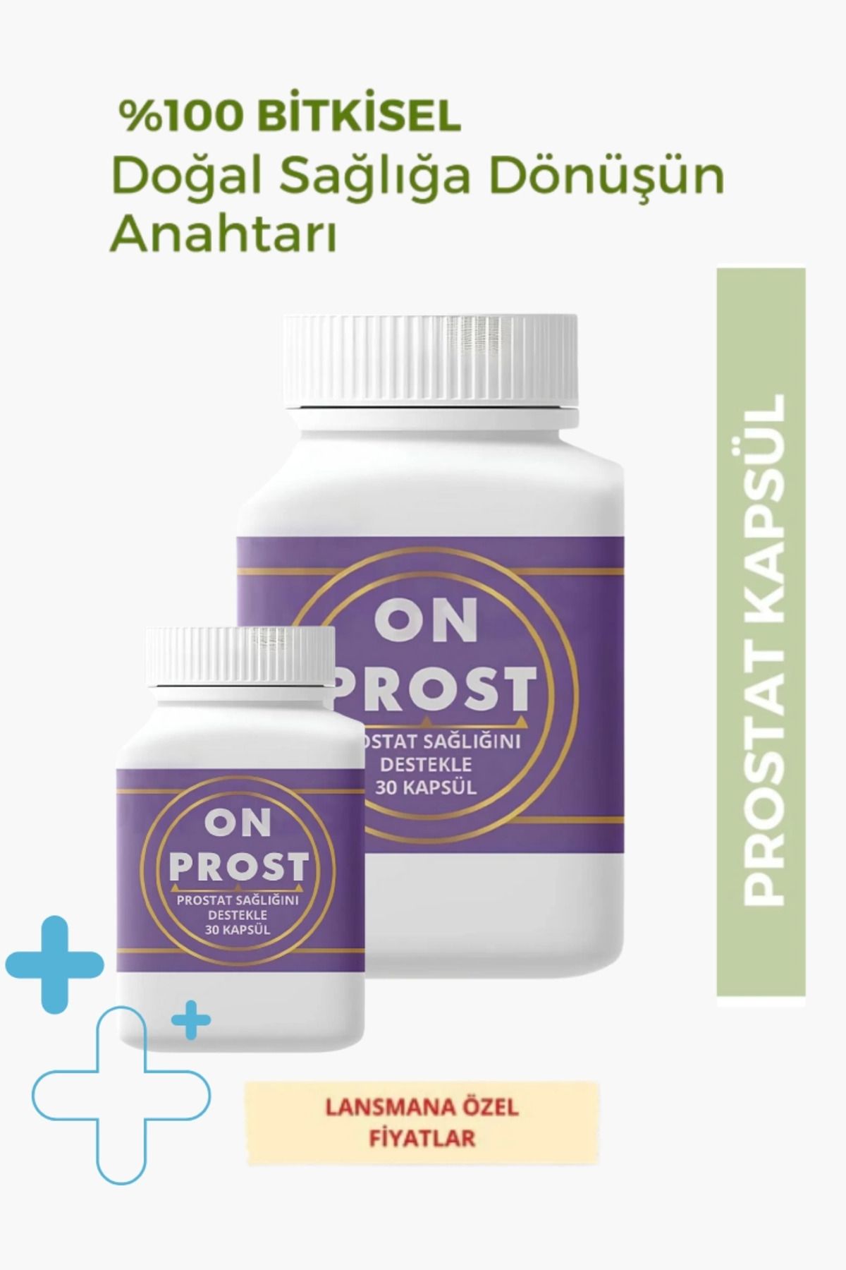yusuftex Prost Prostat1 Kapsül %100 Bitkisel 60’lı Gıda Takviyesi Set