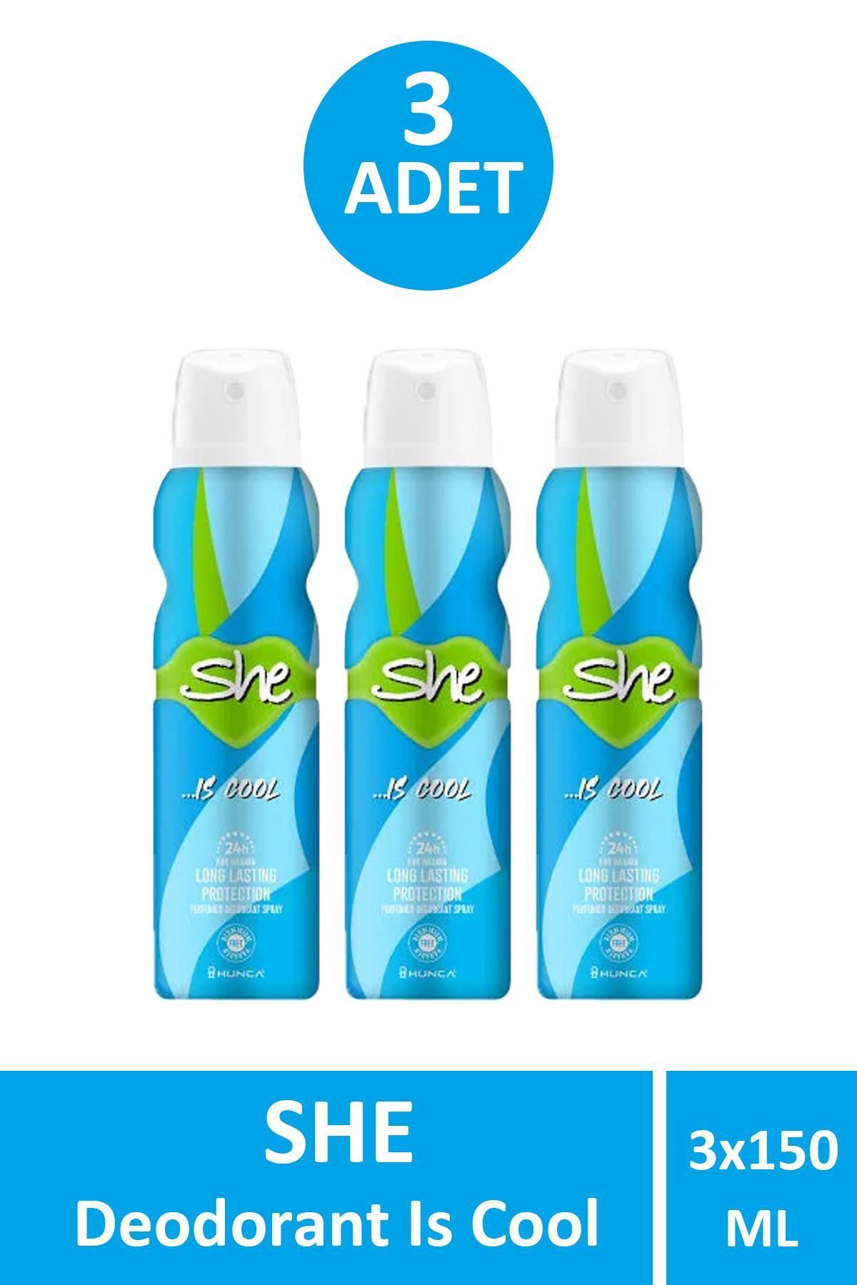 Seddar Collection She Is Cool Kadın Deodorant 150 ml 3 Adet