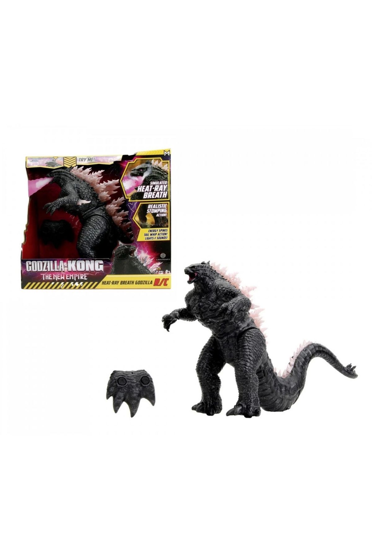 TOYFEST Jada 1/12 Uzaktan Kumandalı Godzilla Heat-Ray Breath