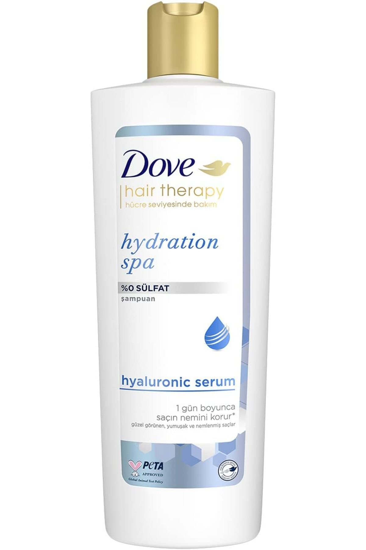 DOVELED Dove Hair Therapy Sülfatsız Saç Bakım Şampuanı Hydration Spa Nemlendirici 350 ml
