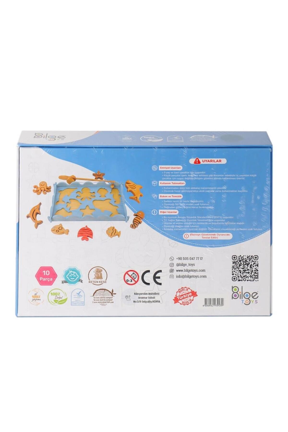 NW NessiWorld Nessiworld BLG-104 Ahşap Balık Tutma Oyunu
