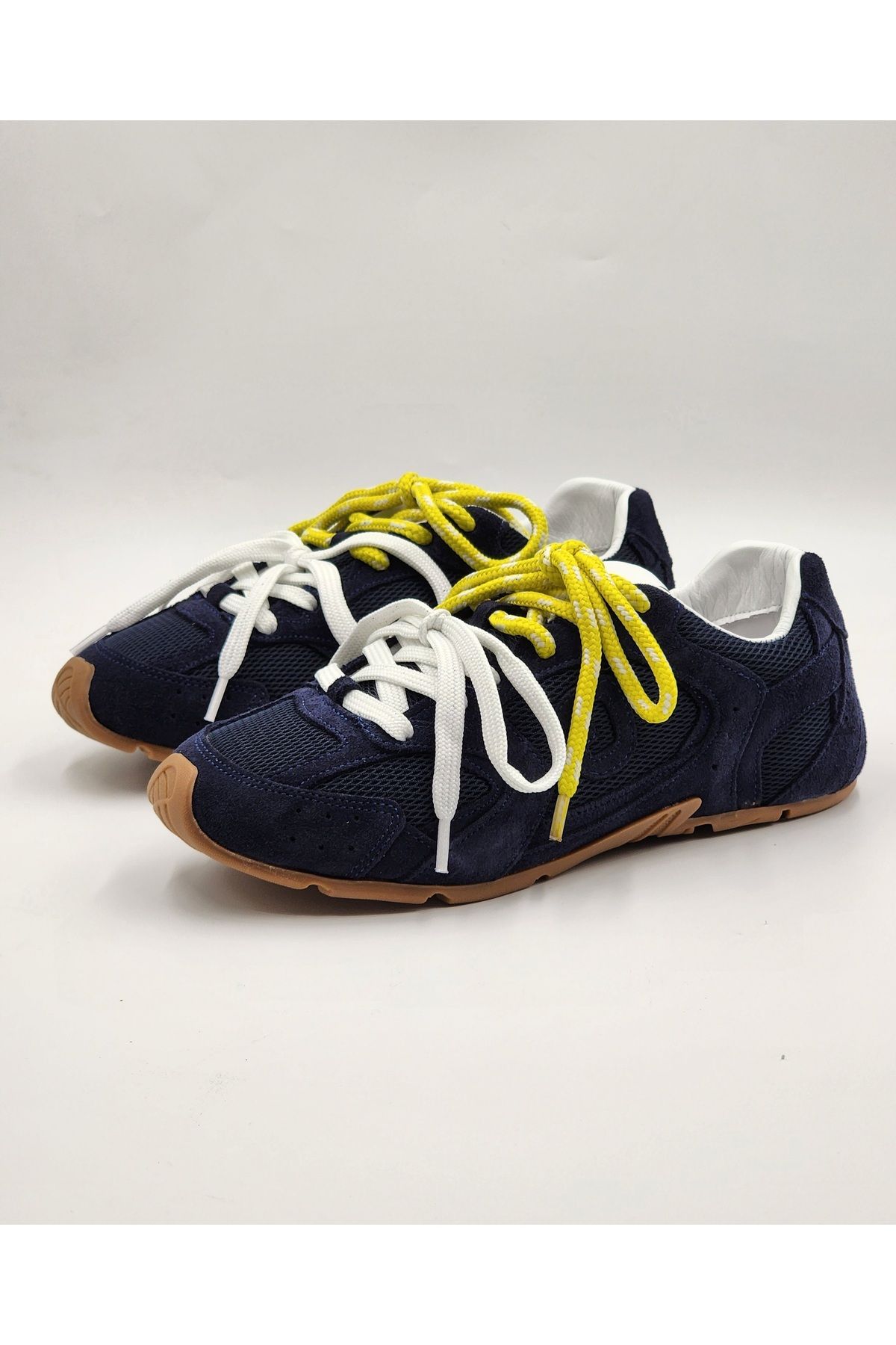 Ega ayakkabı Kadın Hakiki süet sneaker