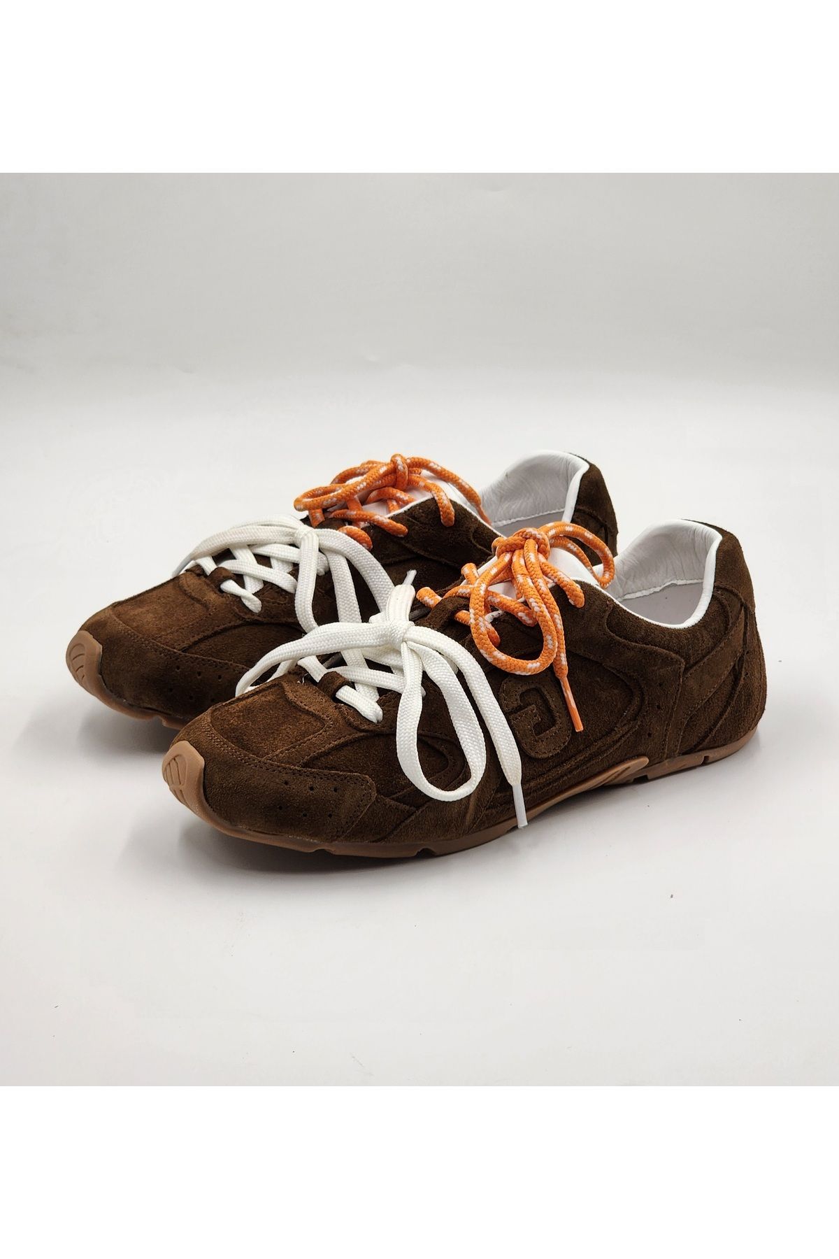 Ega ayakkabı Kadın Hakiki süet sneaker