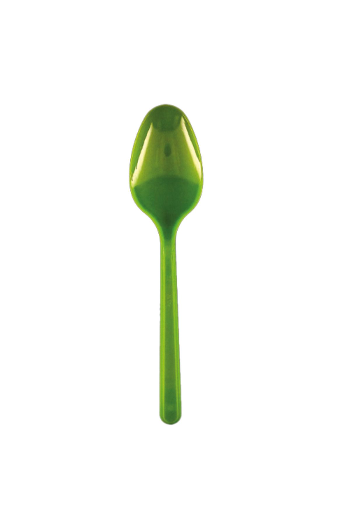 KOLİTÜRK Yeşil Parti Lüx Plastik Kaşık 25'li Paket - Koli İçi 80 Paket