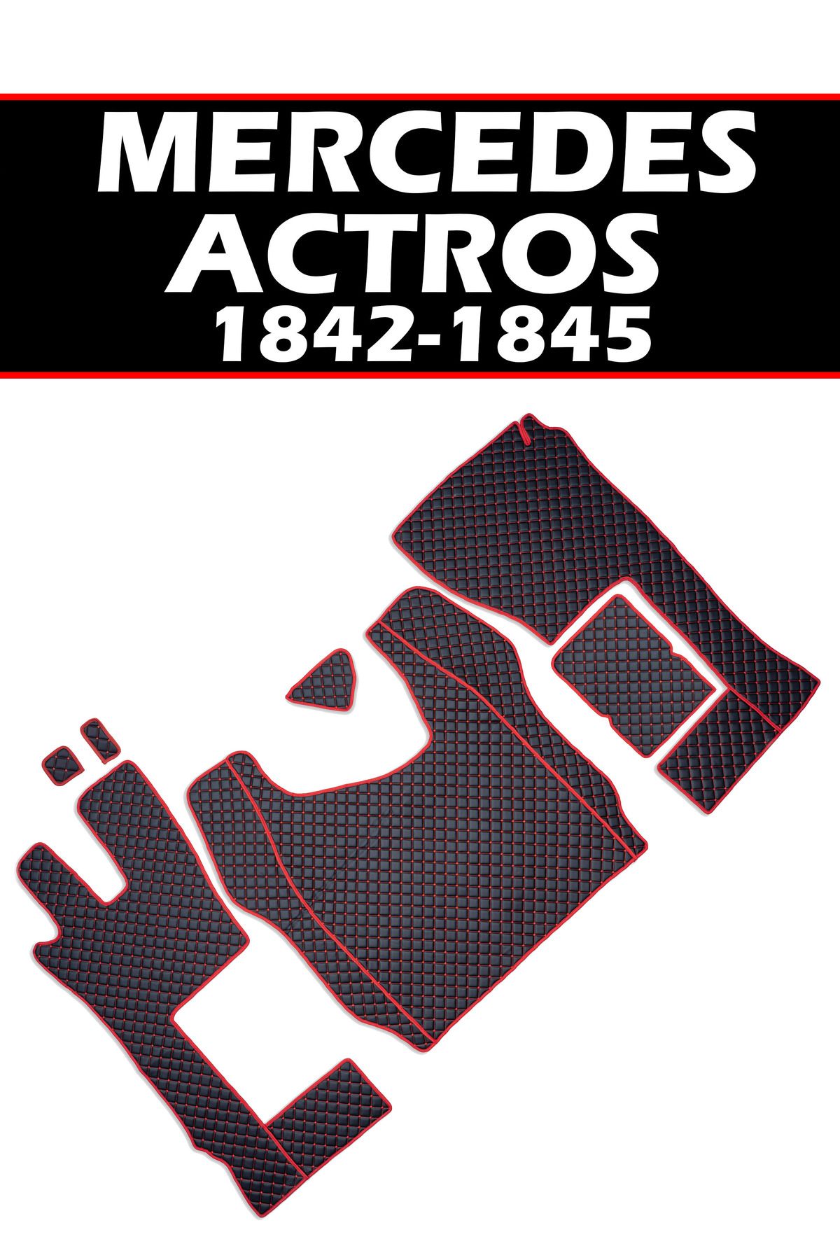 VIPTIRSHOP MERCEDES ACTROS 1842-1845 (2016-2024) (MOTOR ÜSTÜ YÜKSEK MODEL) DERİ KAPİTONE PASPAS