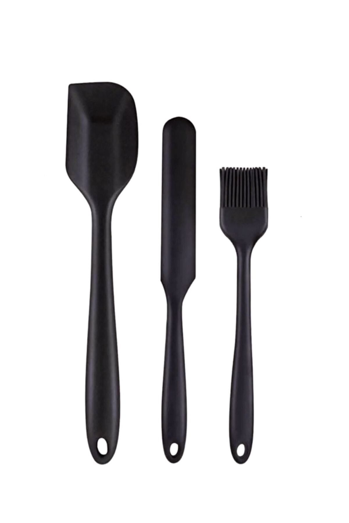 cephome güvenilir alışverişin adresi 3'lü Pratik Pasta Tatlı Yapma Seti Spatula - Pasta Spatulası - Yumurta Fırçası