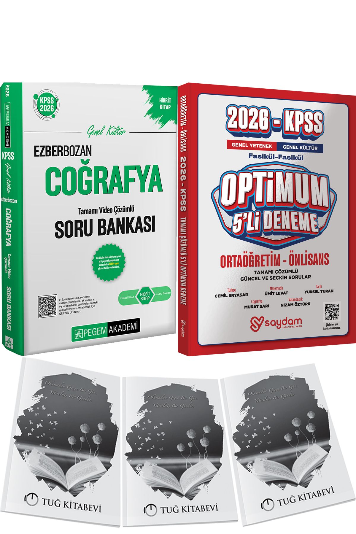 Pegem Akademi Yayıncılık 2026 KPSS Genel Yetenek Genel Kültür Ezberbozan Coğrafya Video Çözümlü Soru - Optimum 5 Deneme