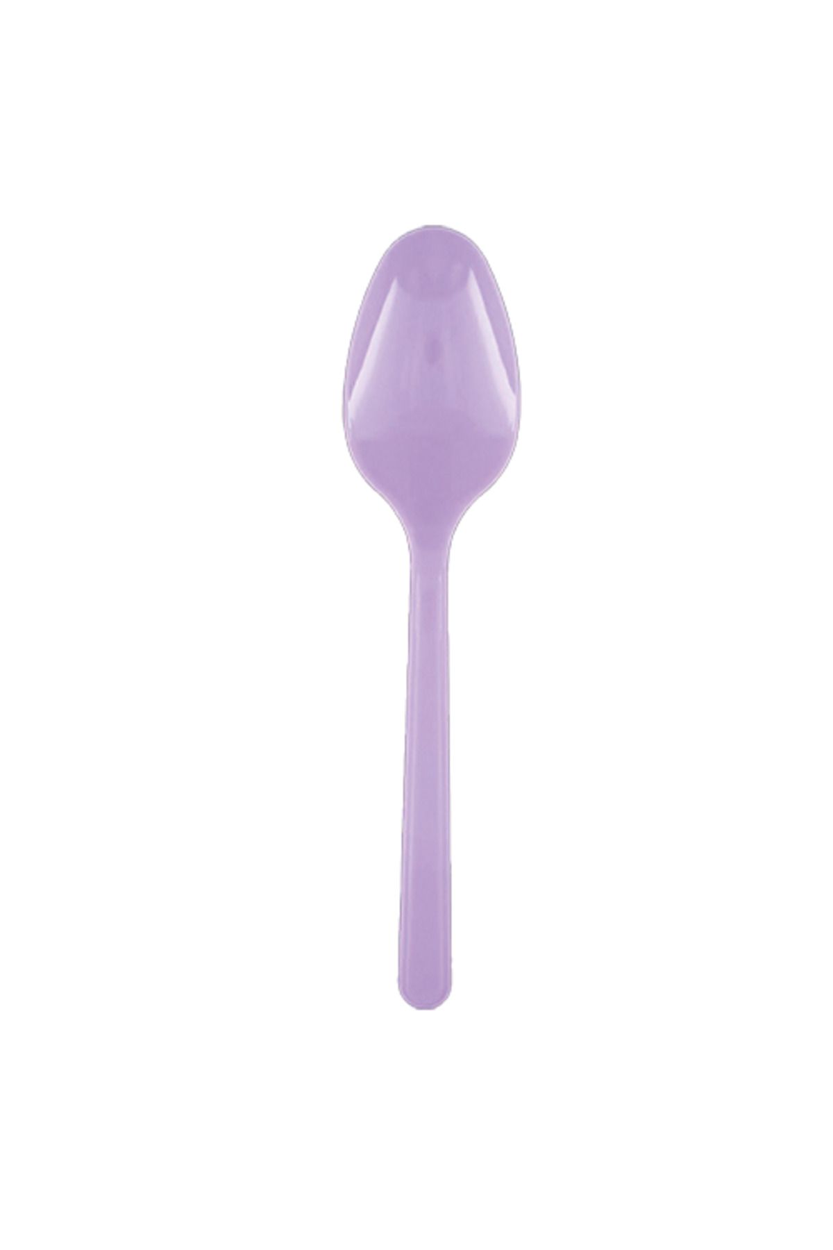 KOLİTÜRK Lila Parti Lüx Plastik Kaşık 25'li Paket - Koli İçi 80 Paket