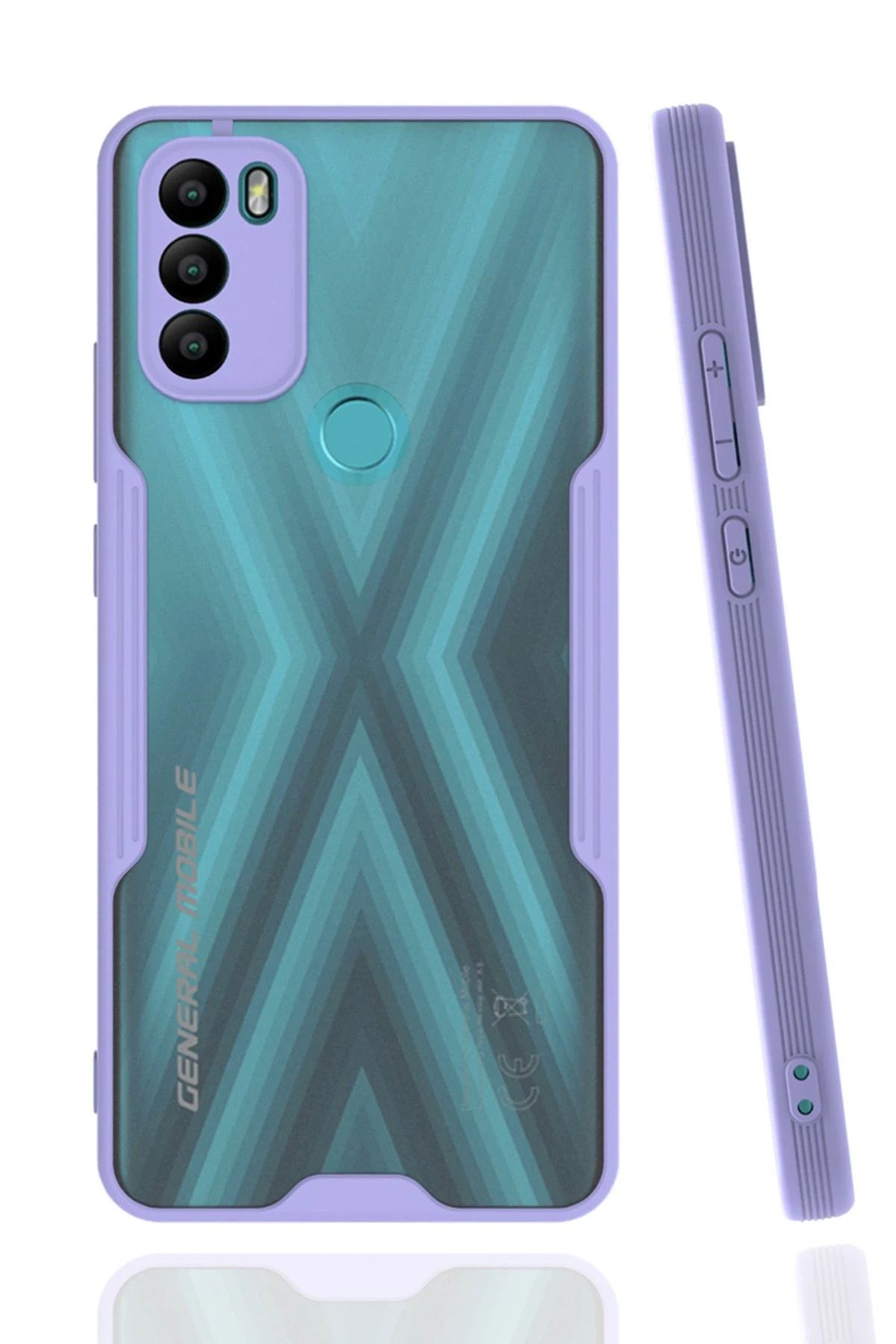 CepteToptan General Mobile GM 21 Plus Kılıf Platin Silikon - Lila
