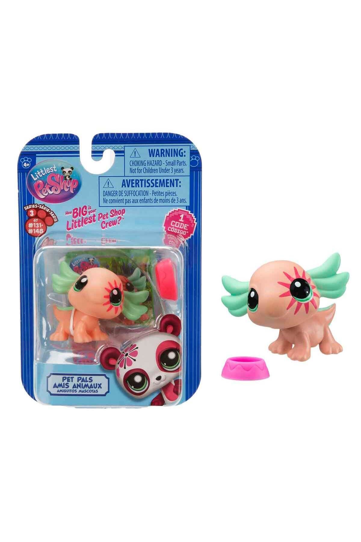 TOYFEST Littlest Pet Shop Minişler Tekli Paket Seri : 3 - NO :142 - Axolotl