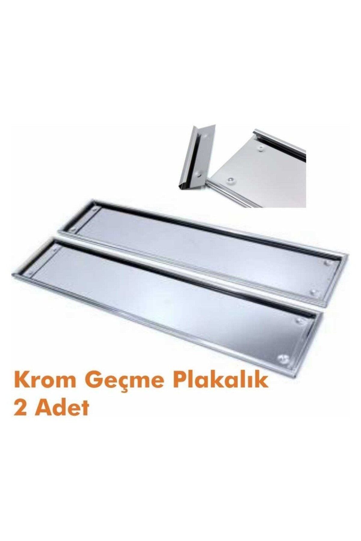 YAVAS OTO Paslanmaz Krom Plakalik Ince Geçme (2ADET)