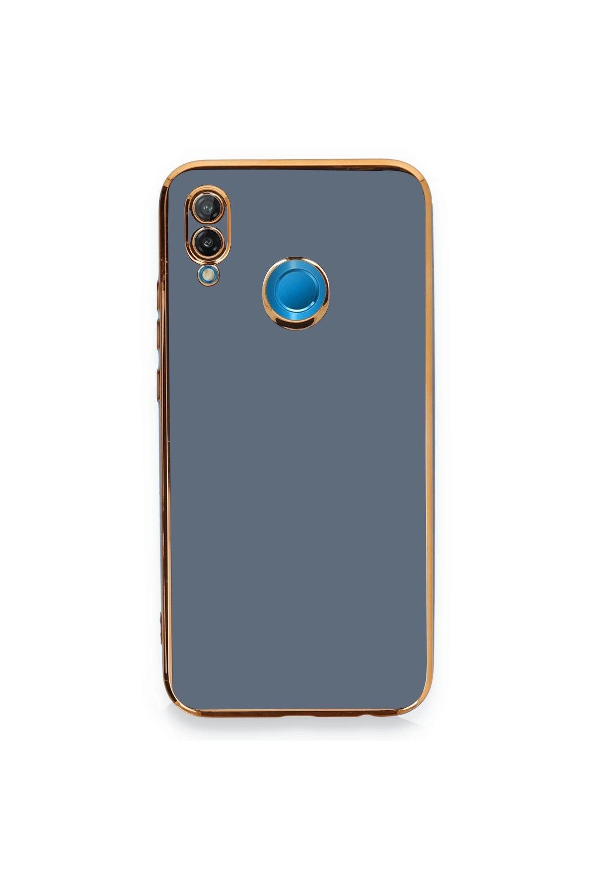 CepteToptan Huawei P20 Lite Kılıf Volet Silikon - Mavi