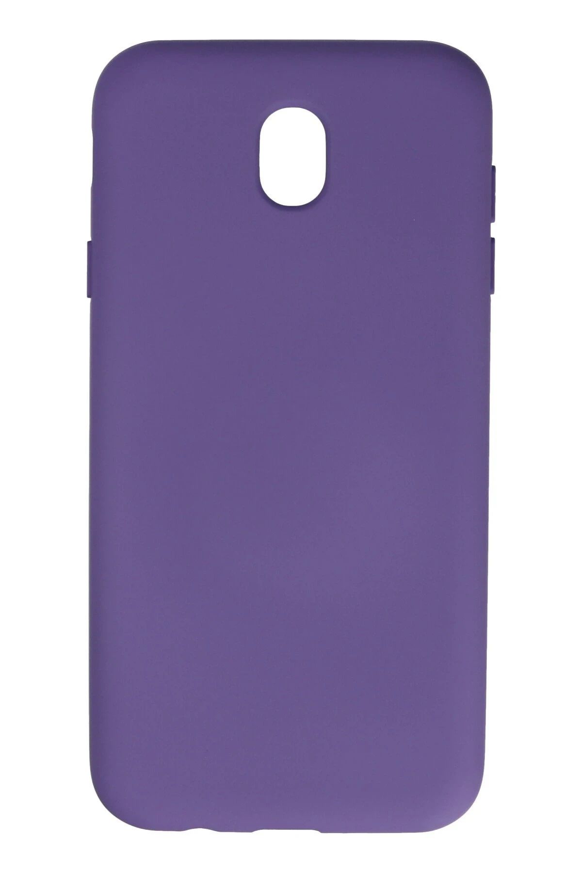 nerede bulurum Newface Samsung Galaxy J7 Pro / J730 Kılıf Nano içi Kadife Silikon - Mor