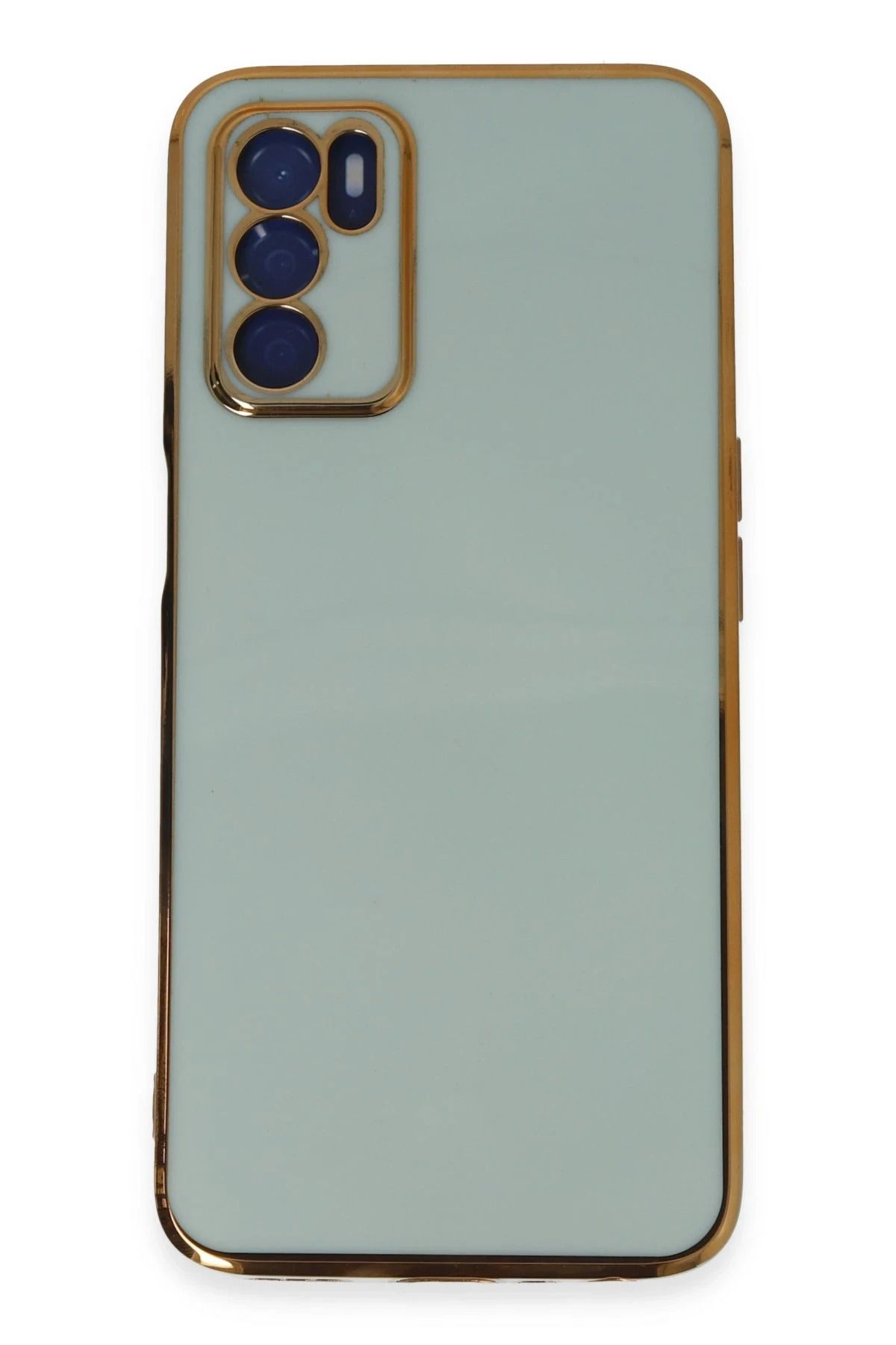 nerede bulurum Newface Oppo A16 Kılıf Volet Silikon - Açık Yeşil