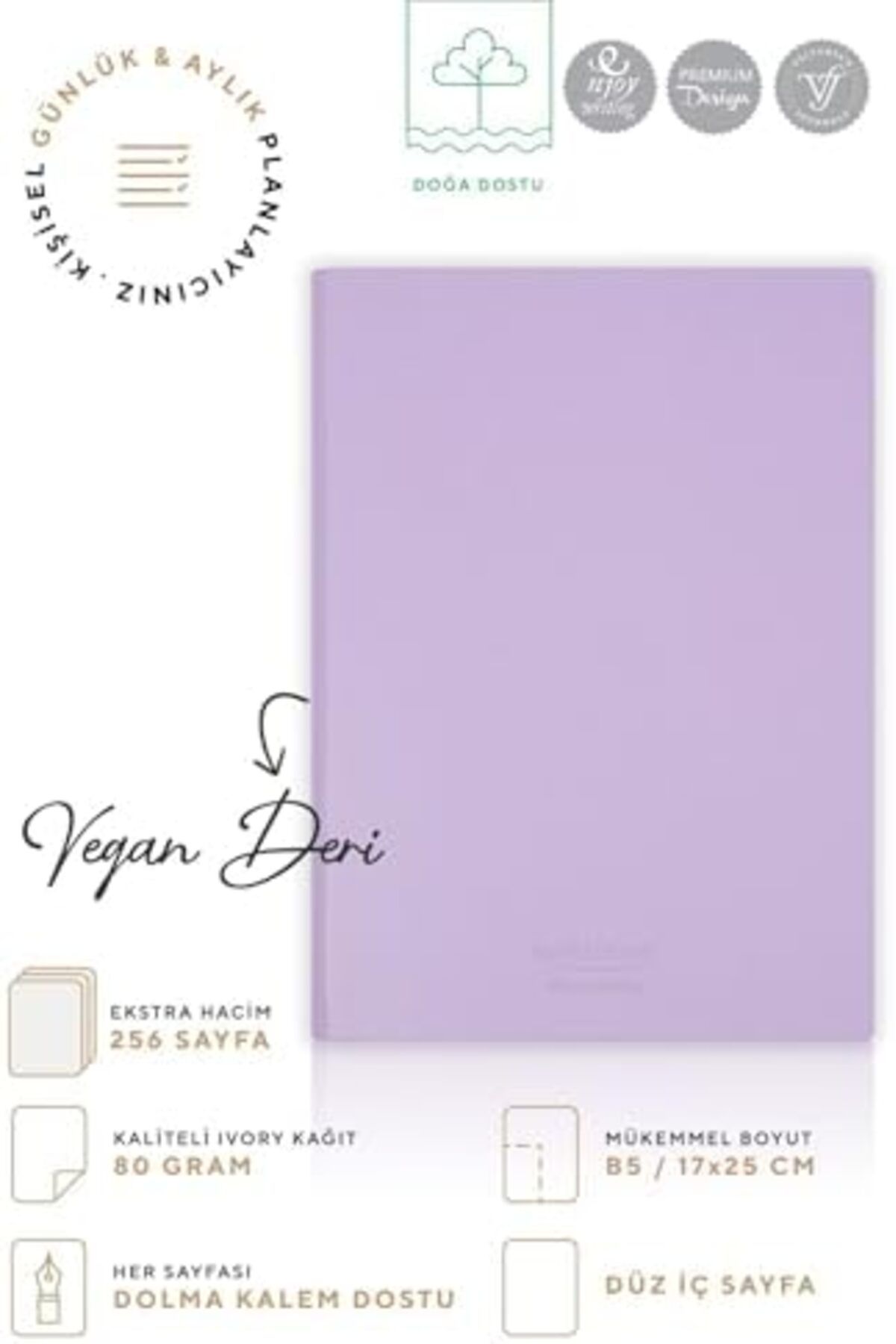STOREMAX-Lvnmblya Flexible Cover Notebook B5 Cream 128 Yp. Unlined (Plain) Shop Deesing 224120 3
