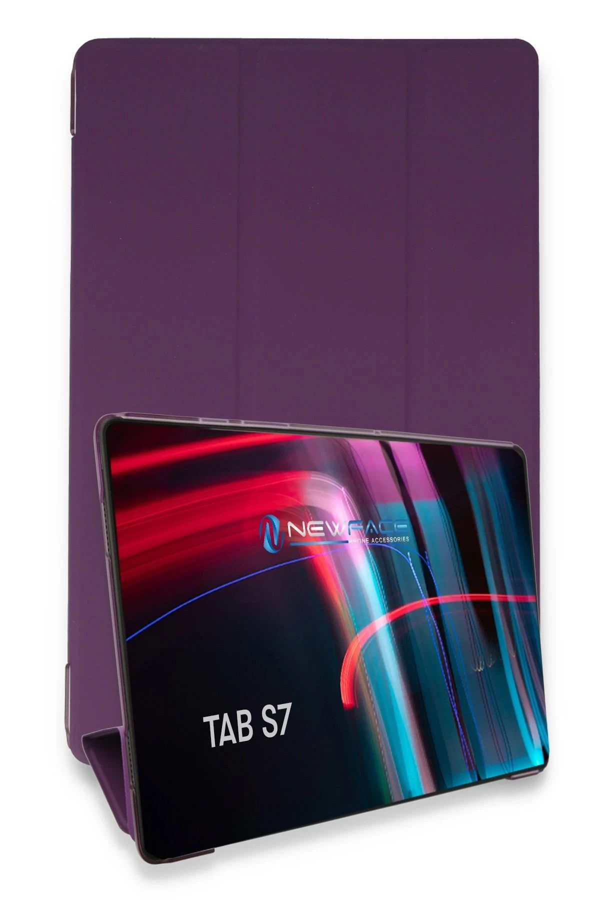 CepteToptan Samsung Galaxy T870 Tab S7 11 Kılıf Tablet Smart Kılıf - Mor