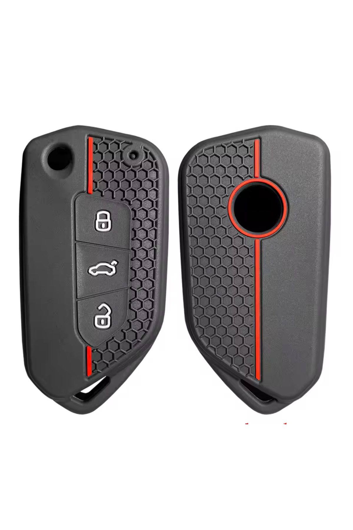emii auto spare parts VOLKSWAGEN SEAT SKODA UNİVERSAL ANAHTAR KILIFI SUSTALI MODEL SİYAH