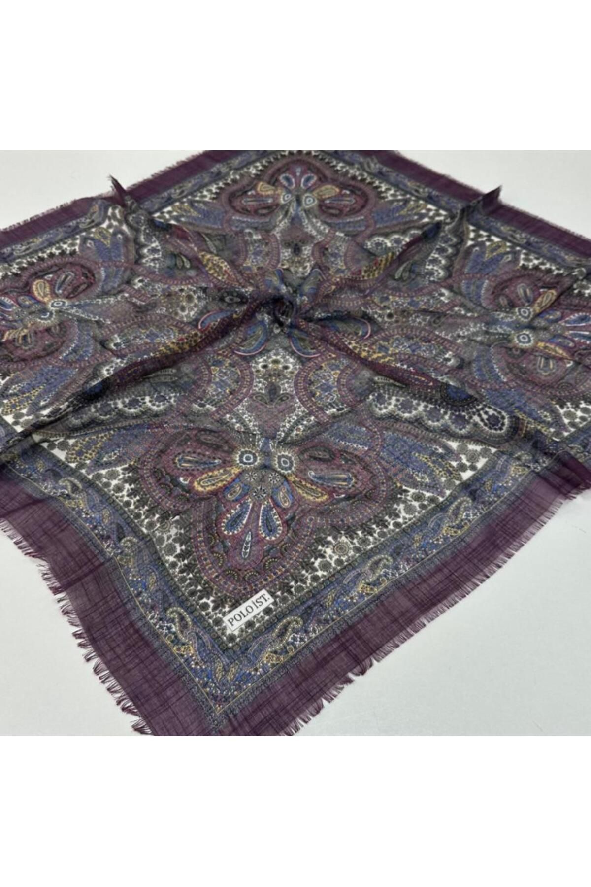 Asel Scarf Poloist Pamuklu Flamlı Eşarp