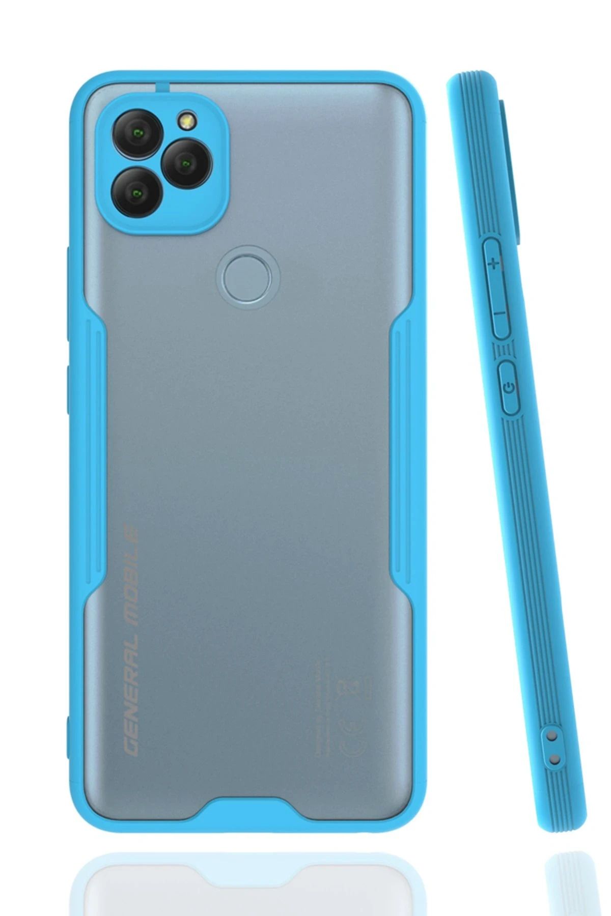 CepteToptan General Mobile GM 22 Kılıf Platin Silikon - Mavi