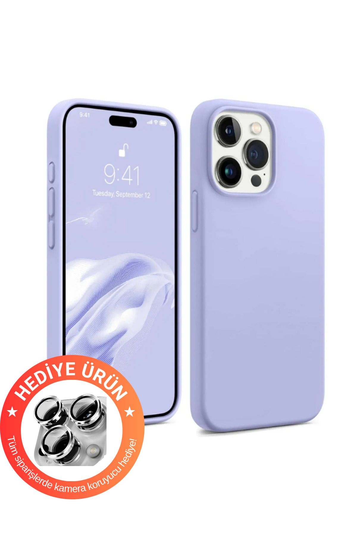 WUNİT Iphone 15 PRO MAX Uyumlu Içi Kadife Koruyucu Hediyeli Lansman Kılıf