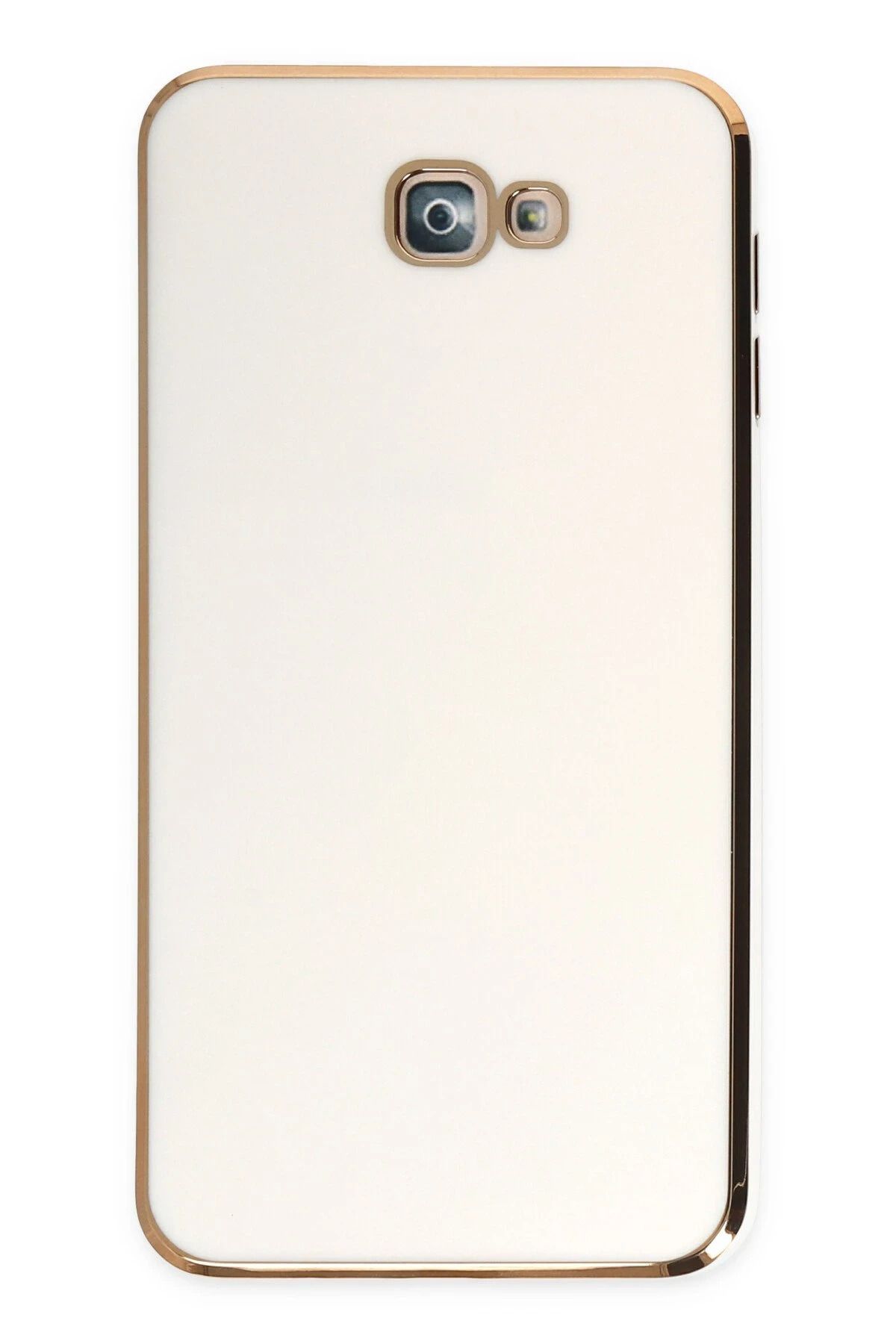CepteToptan Samsung Galaxy J7 Prime Kılıf Volet Silikon - Beyaz