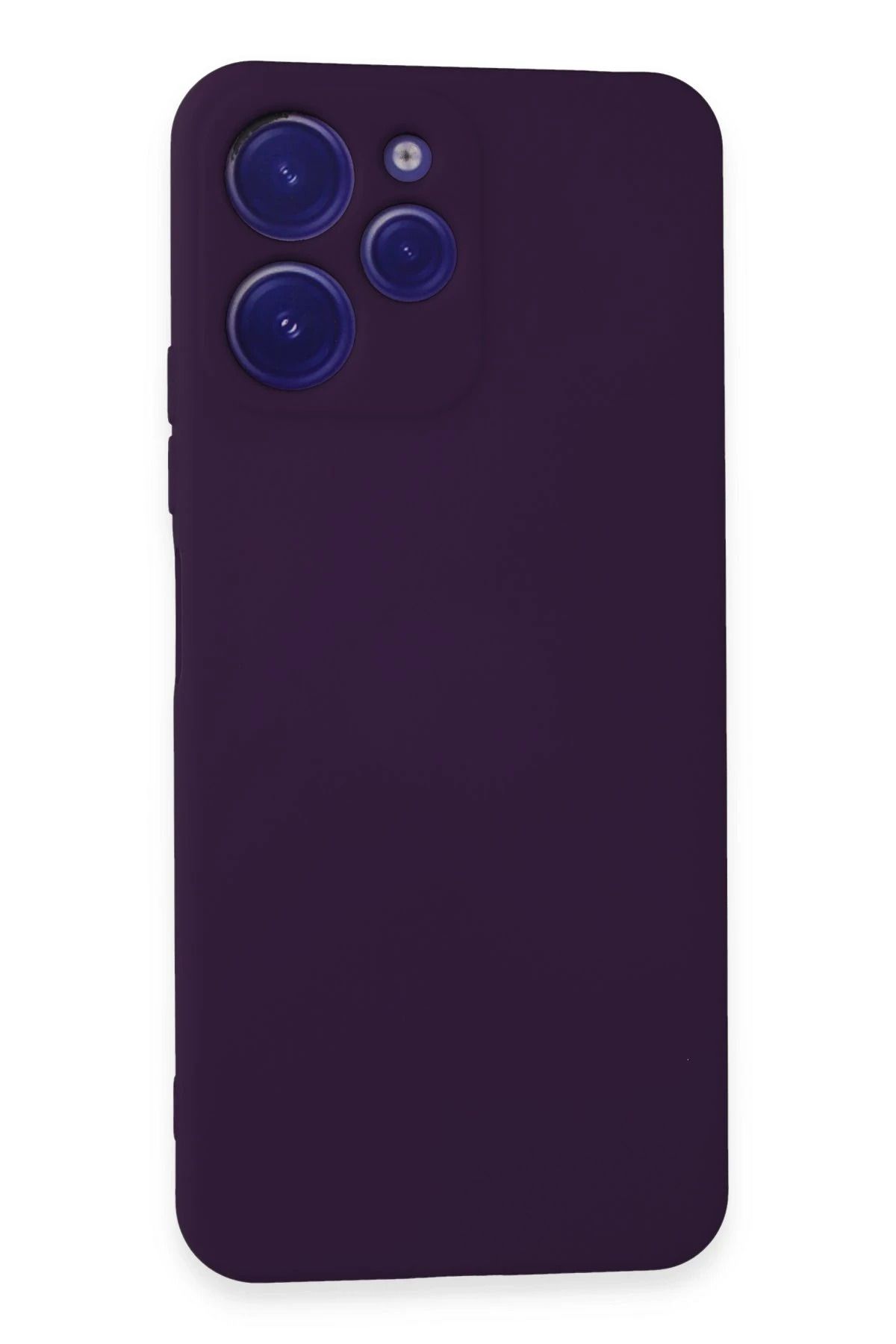 CepteToptan Xiaomi Redmi 12 Kılıf Nano içi Kadife Silikon - Mor