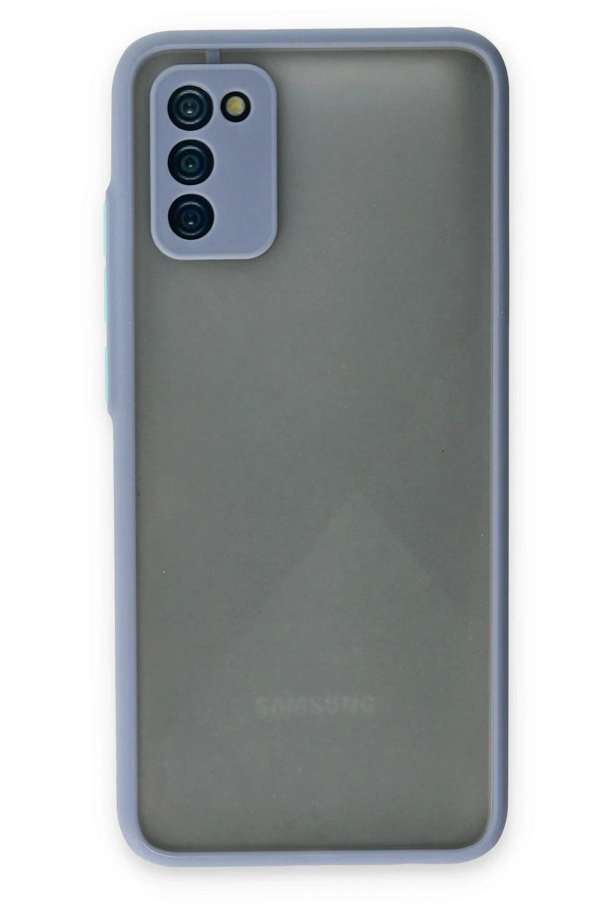 CepteToptan Samsung Galaxy A02S Kılıf Montreal Silikon Kapak - Gri