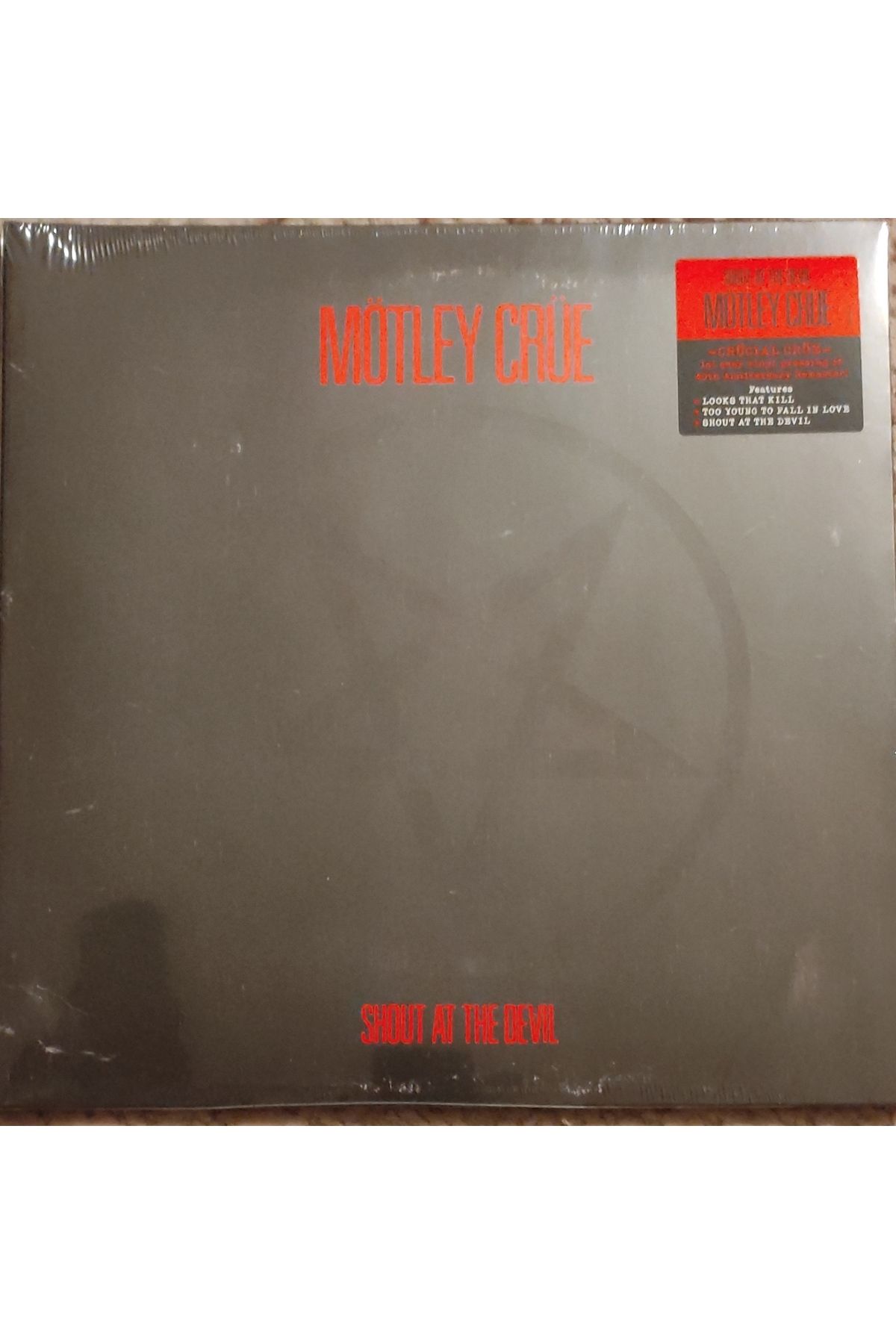 BMG Mötley Crüe - Shout At The Devil Plak (40th Anniversary, Orijinal Ambalajında)