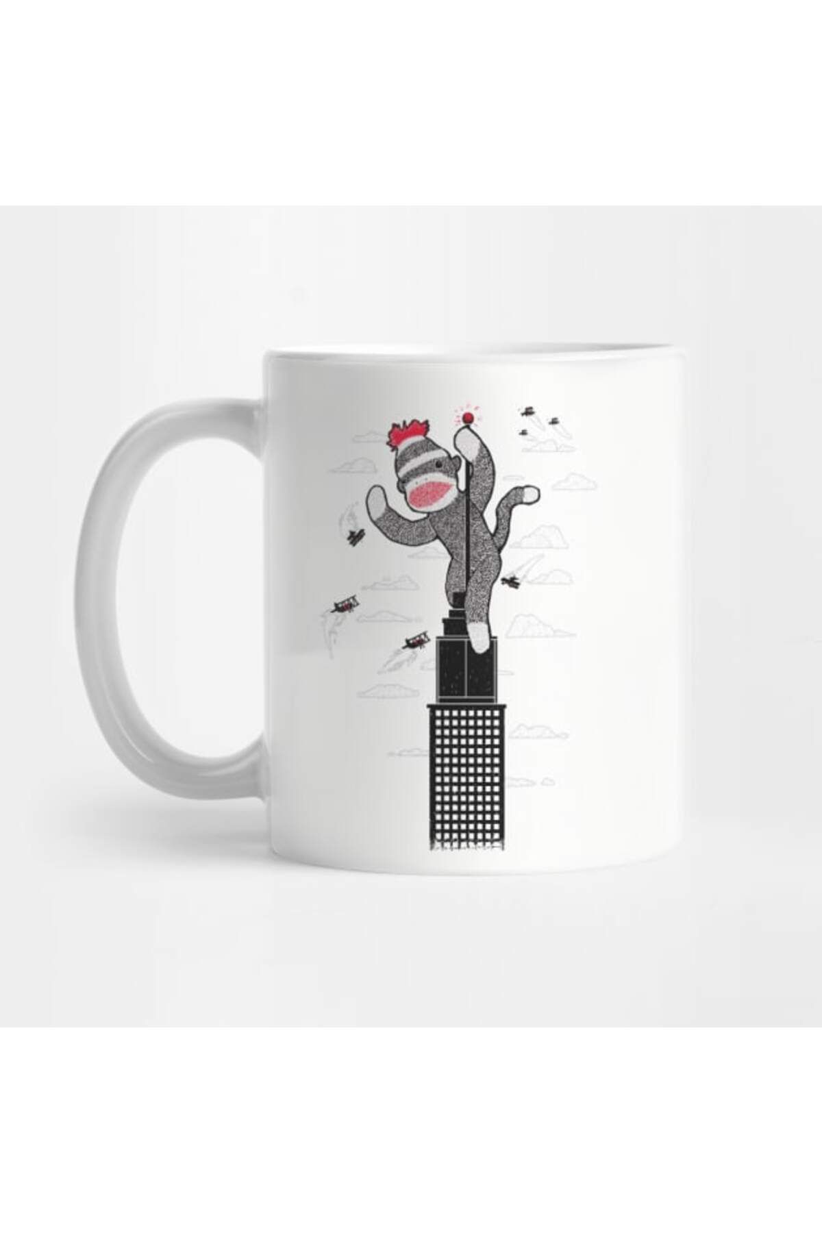 Pixxa Sock Monkey Just Wants A Friend - Çorap Maymun Kupa Bardak