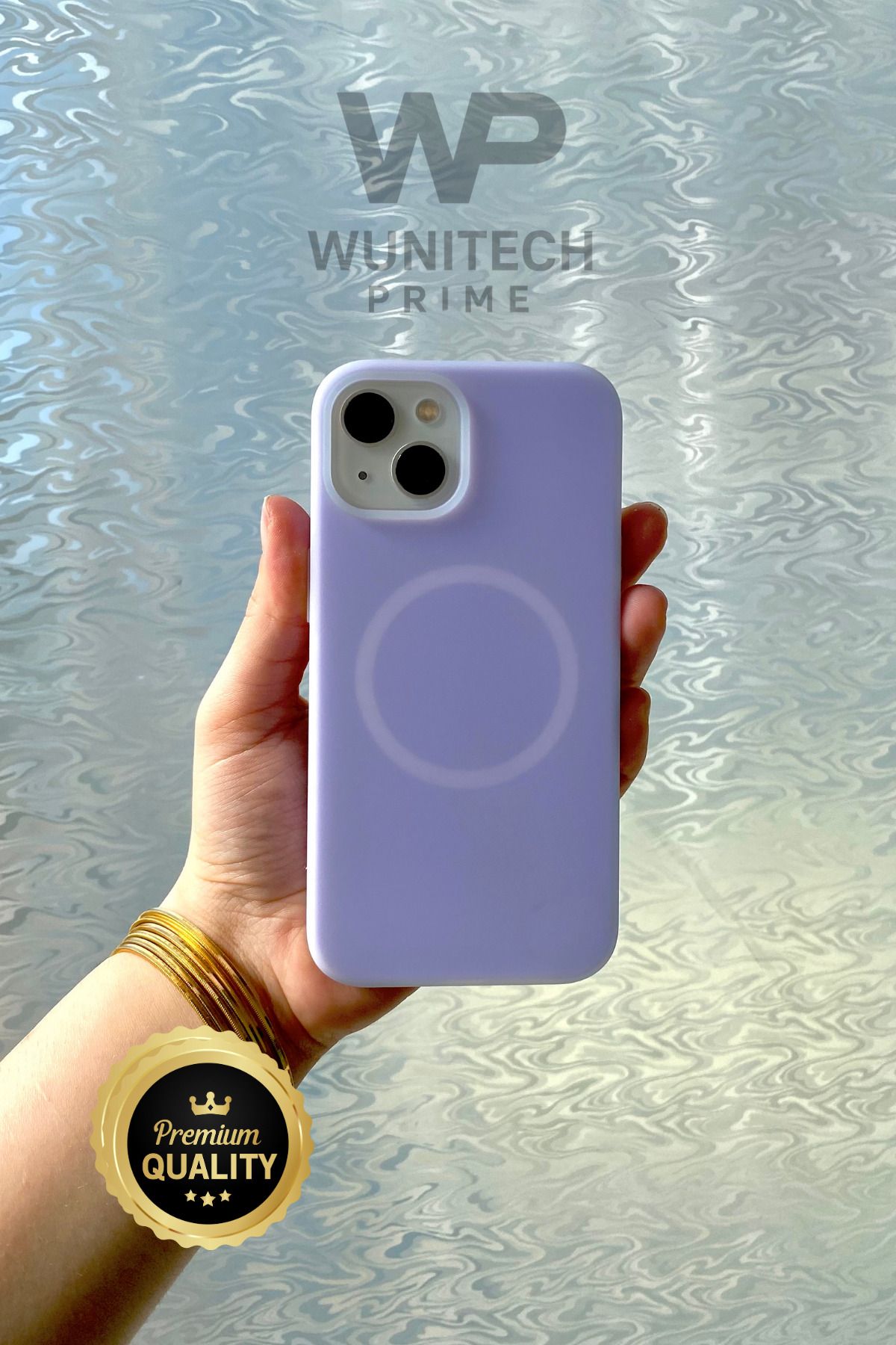 WUNİT Iphone 13-14-15 Magsafe Uyumlu Soft Renkli Premium Kılıf