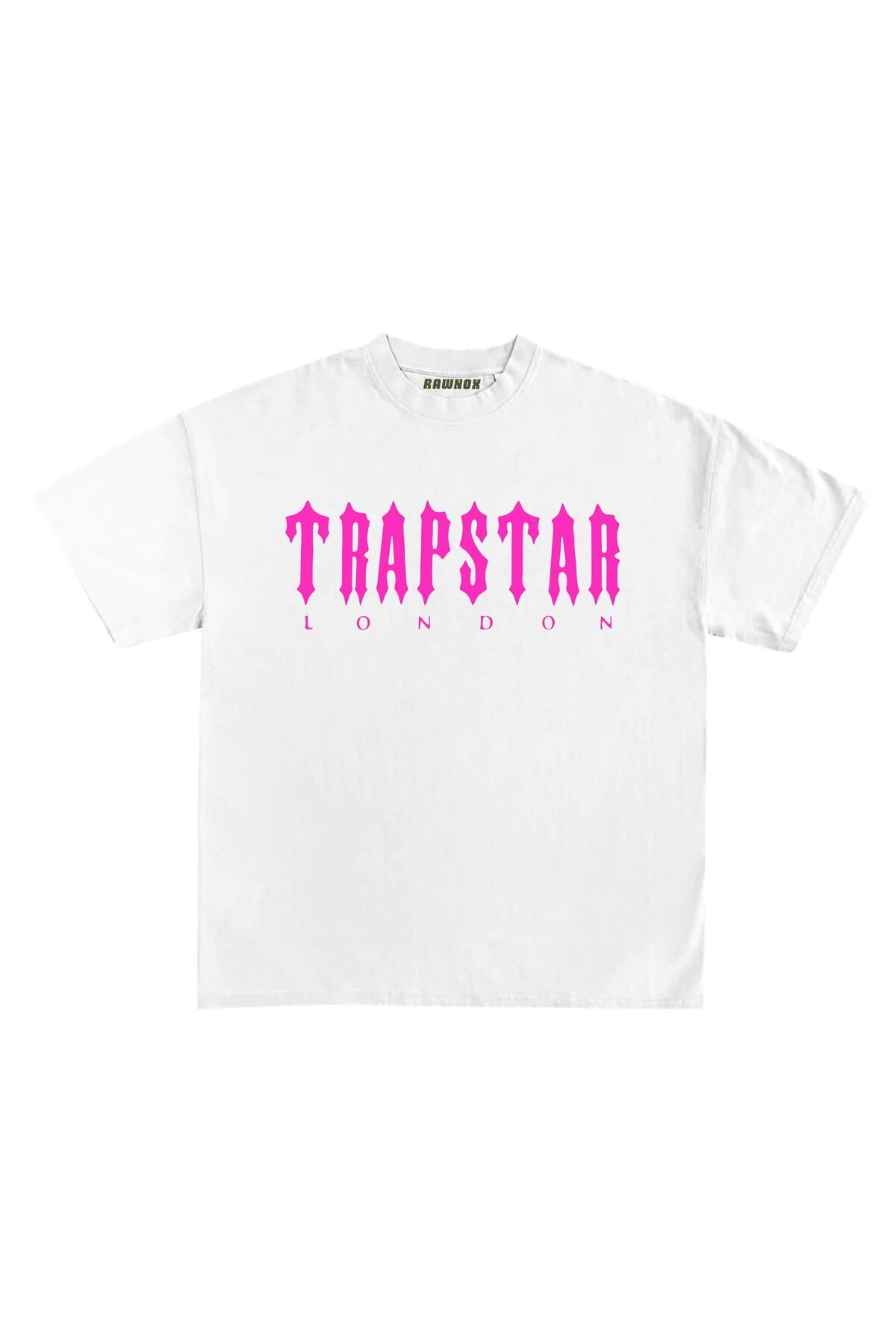 RawNox Unisex Bol Kalıp Trpstar V8 Baskılı Tshirt