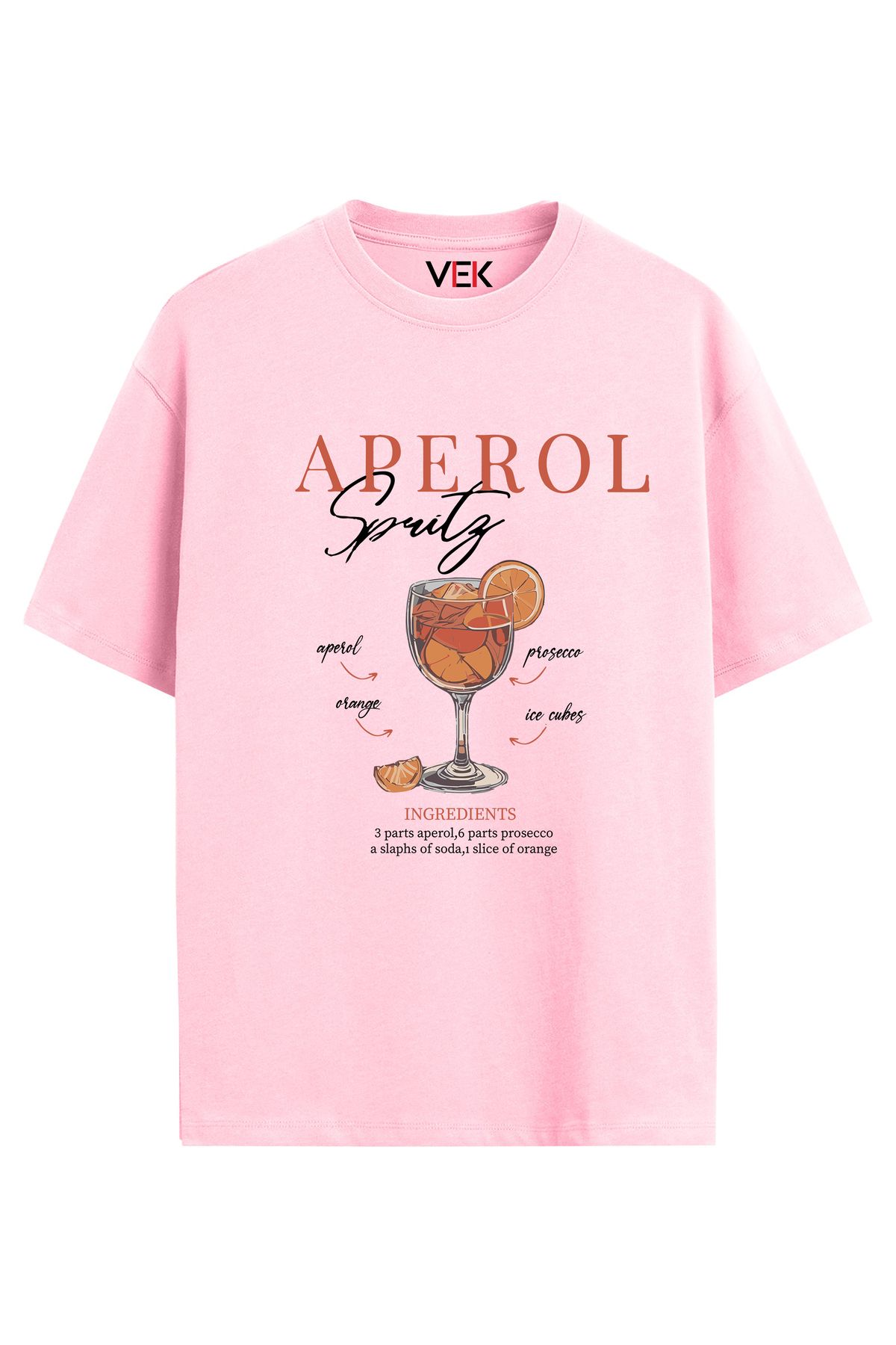 VEK Oversize T-Shirt Aperol Unisex