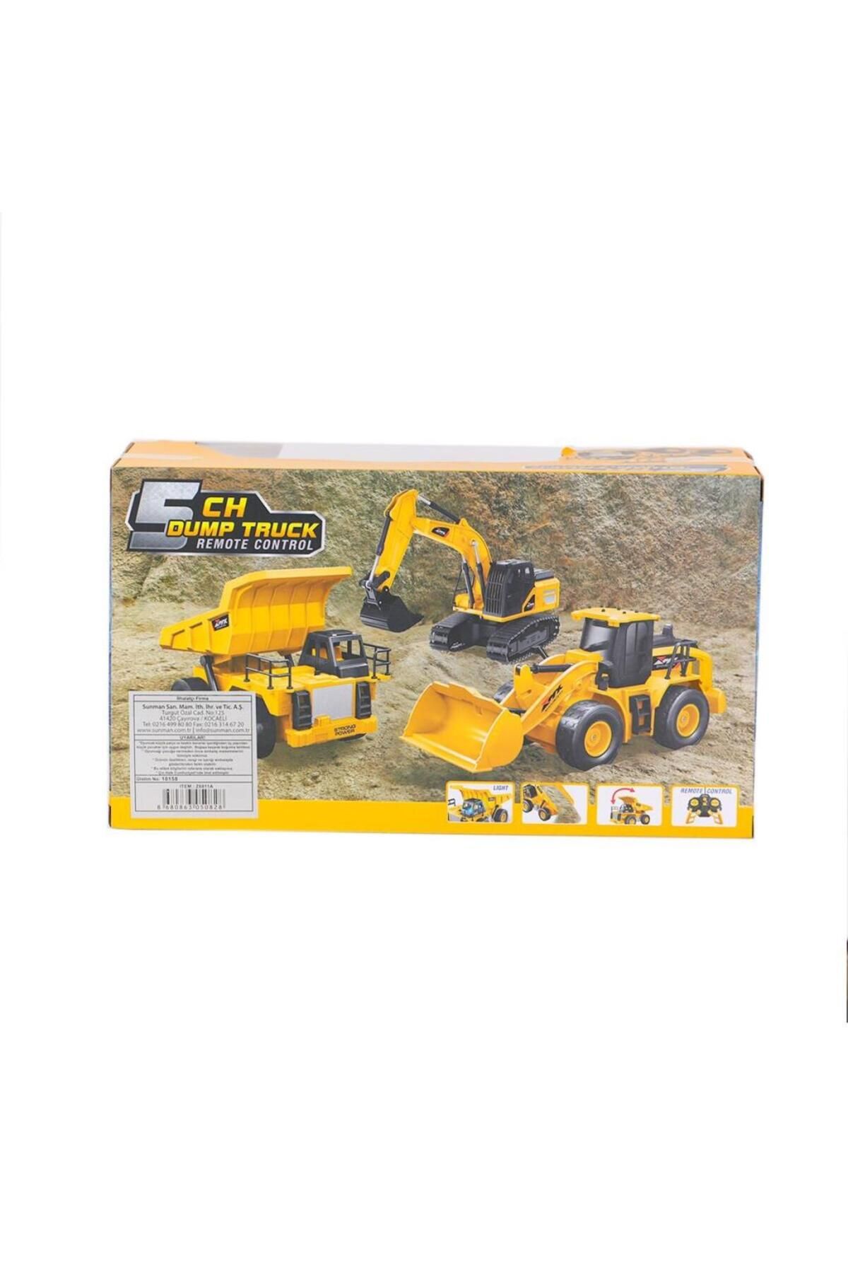 NW NessiWorld Nessiworld 5082 SUN-RST-RC İŞ MAKİNESİ 1 24 DAMPERLİ KAMYON FF IŞIKLI 5CH 3 7V USB 40MHZ